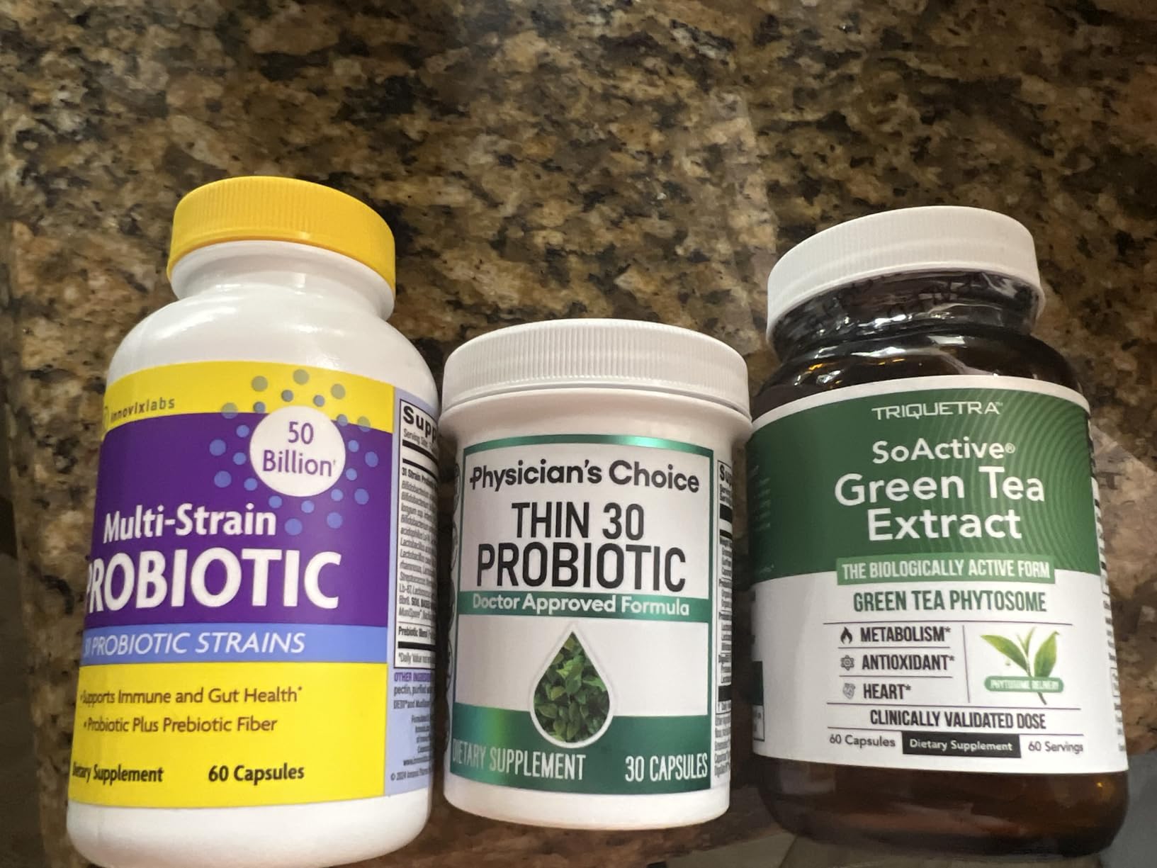 Physician's CHOICE Probiotics for Weight Management & Bloating - 6 Probiotic Strains - Prebiotics - Key ingredient Cayenne - Supports Gut Health - Weight Management for Women & Men - Green Tea - 30 CT customer photo 1