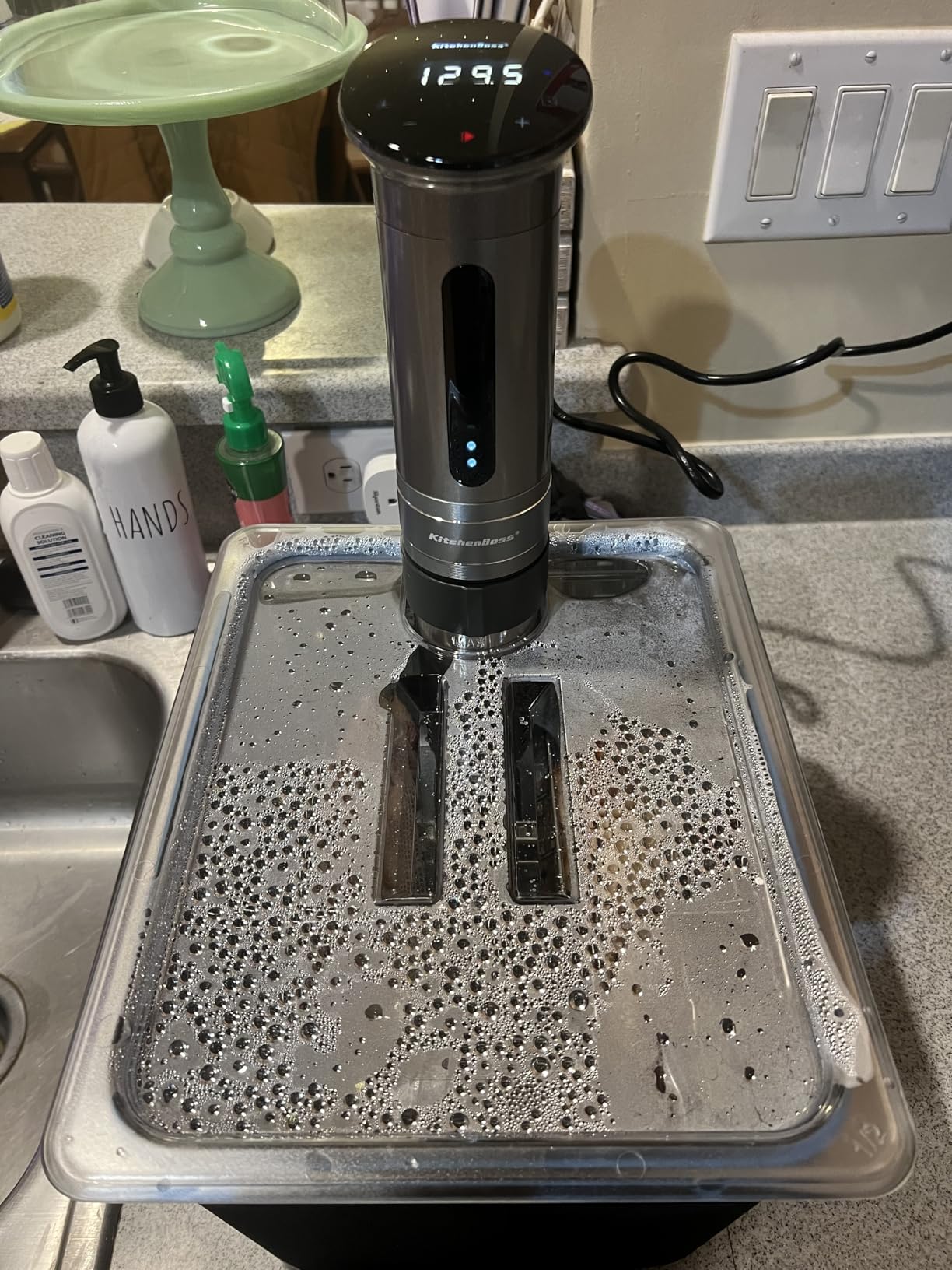 HOMENOTE Container 12 Quart with Lid & Rack and Sleeve - BPA Free Complete Sous Vide Accessories Kit with Cookbook For Anova and Most Sous Vide Cookers Customer Review HOMENOTE Container 12 Quart with Lid & Rack and Sleeve - BPA Free Complete Sous Vide Accessories Kit with Cookbook For Anova and Most Sous Vide Cookers - Customer Photo 3