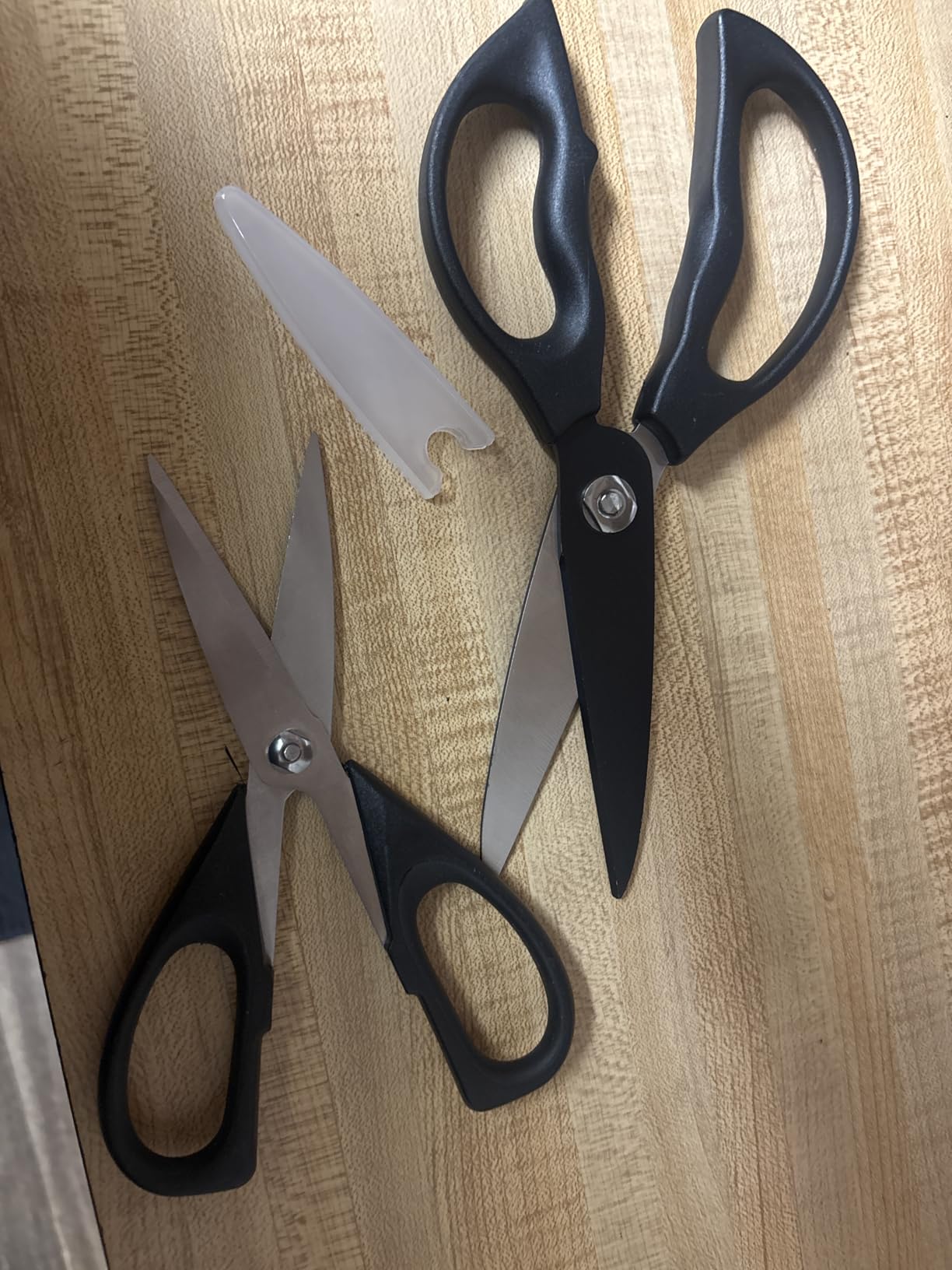 McCook Knife Sets, German Stainless Steel Kitchen Knife Block Sets with Built-in Sharpener customer photo 2