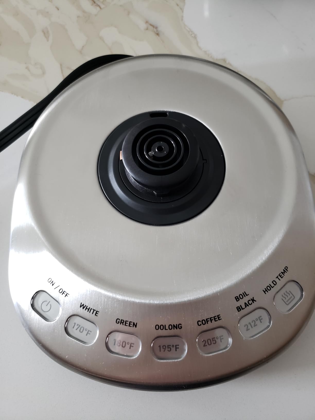 COSORI Electric Gooseneck Kettle with 5 Temperature Control Presets, Pour Over Kettle for Coffee & Tea, Hot Water Boiler, 100% Stainless Steel Inner Lid & Bottom, 1200W/0.8L - Customer Photo 2