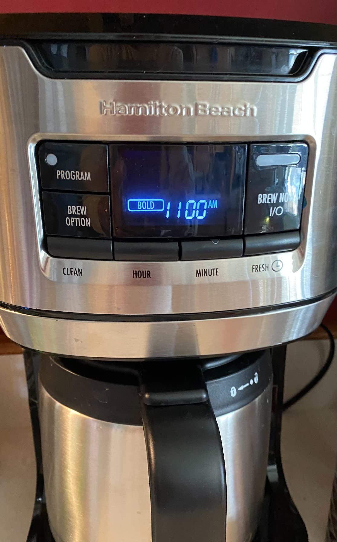 Hamilton Beach Programmable Front-Fill Coffee Maker with Thermal Carafe, 12-Cup Customer Review Hamilton Beach Programmable Front-Fill Coffee Maker with Thermal Carafe, 12-Cup - Customer Photo 2