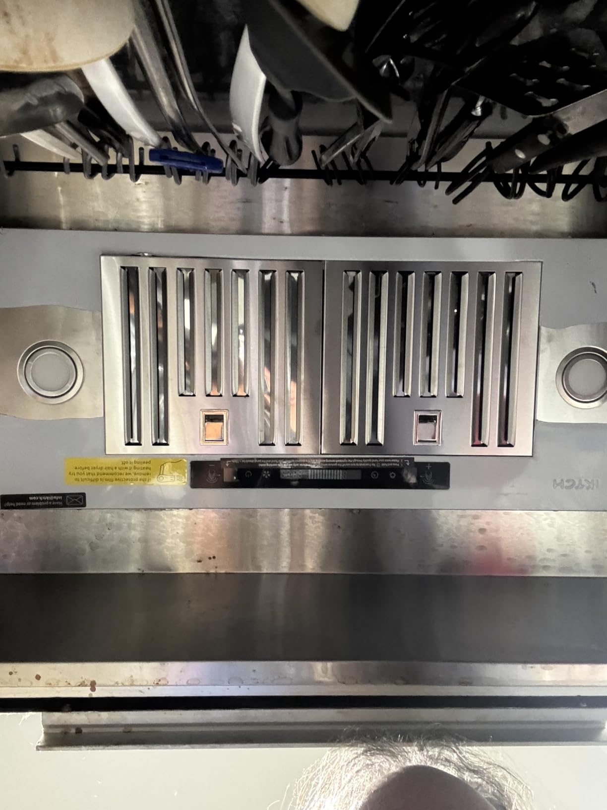 IKTCH 30 inch Built-in/Insert Range Hood 900 CFM, Ducted/Ductless Convertible Duct, Stainless Steel Kitchen Vent Hood with 4 Speed Gesture Sensing&Touch Control Panel(IKB01-30) - Customer Photo 2