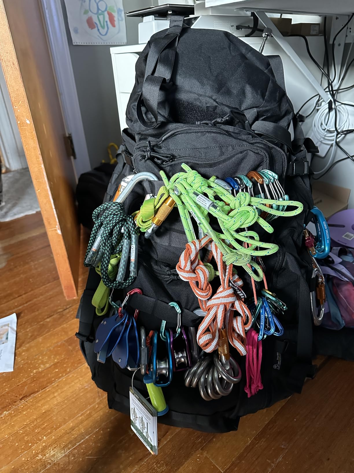 Mardingtop 75L Molle Hiking Internal Frame Backpacks with Rain Cover for Camping customer photo 2