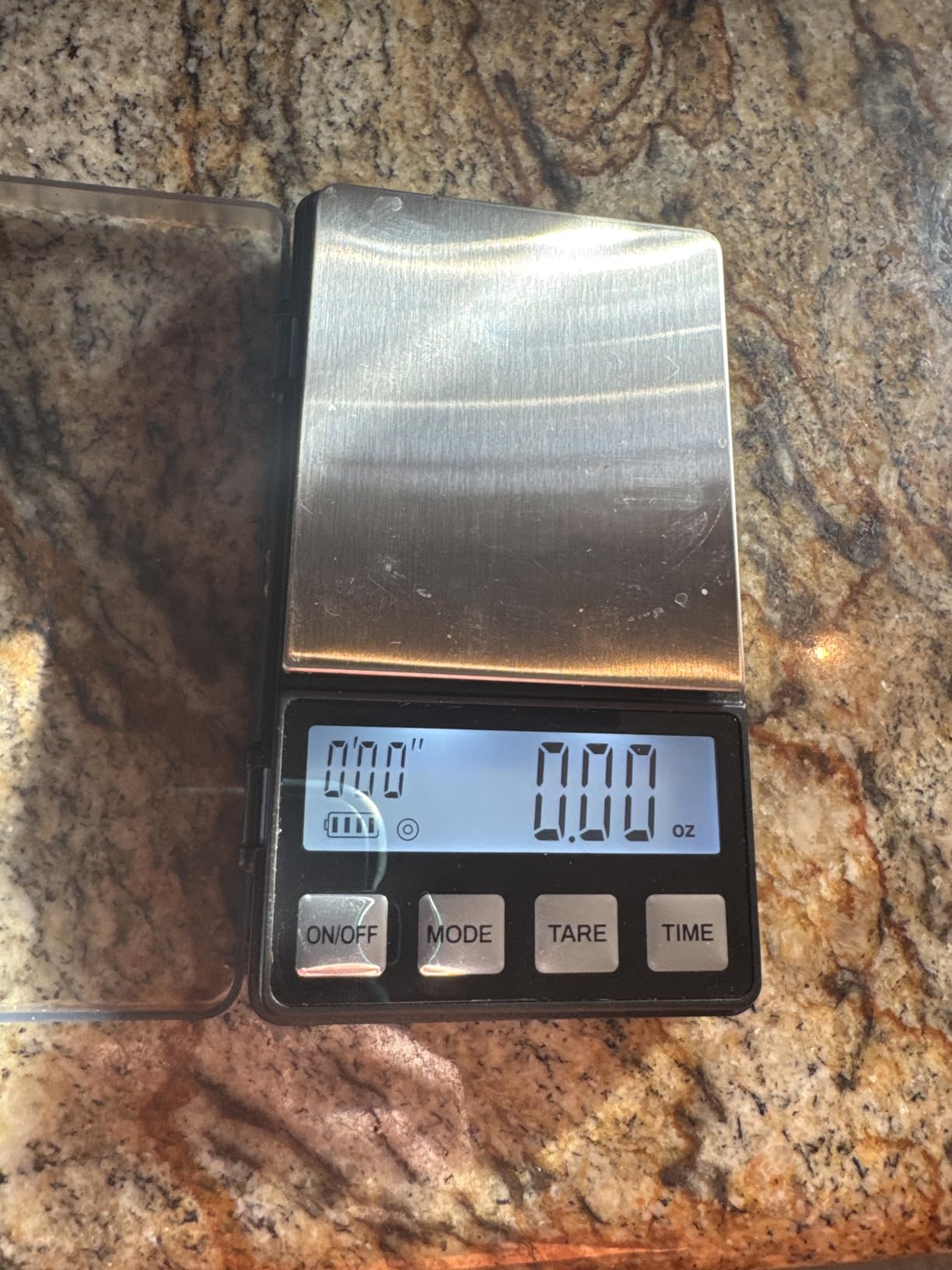 Weightman Espresso Scale with Timer 1000g x 0.1g Small & Thin Travel Coffee Scale, Mini Digital Scale Grams and Ounces with Large Backlit LCD Stainless Steel Pocket Food Scale Drip Tray Pulling Scale - Customer Photo 4