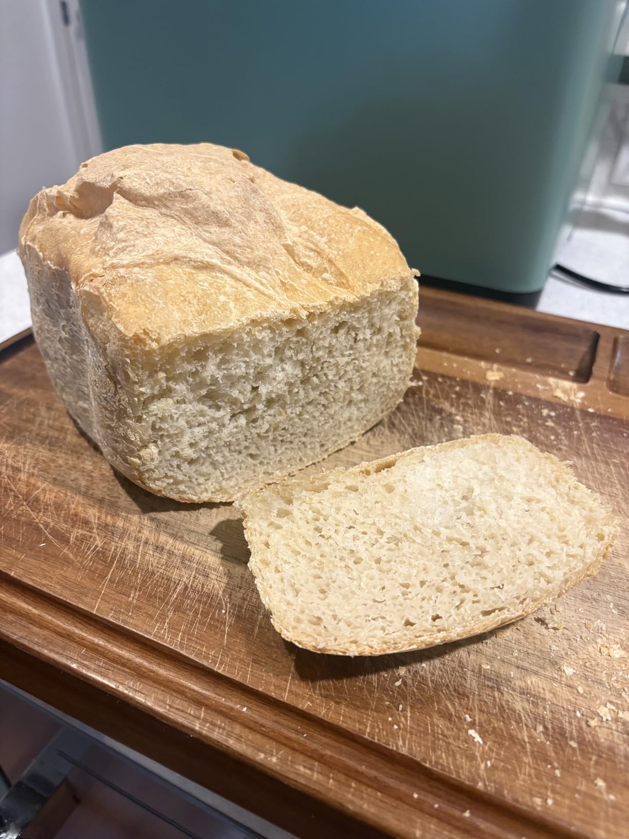 KBS Premium 2LB Convection Bread Maker Dual Heaters, 710W Stainless Steel 17-in-1 Bread Machine Healthy Ceramic Pan, Nut Dispenser,Touch Panel, 3 Loaf Sizes 3 Crust Colors, 15H Timer,Low Noise,Recipes customer photo 1