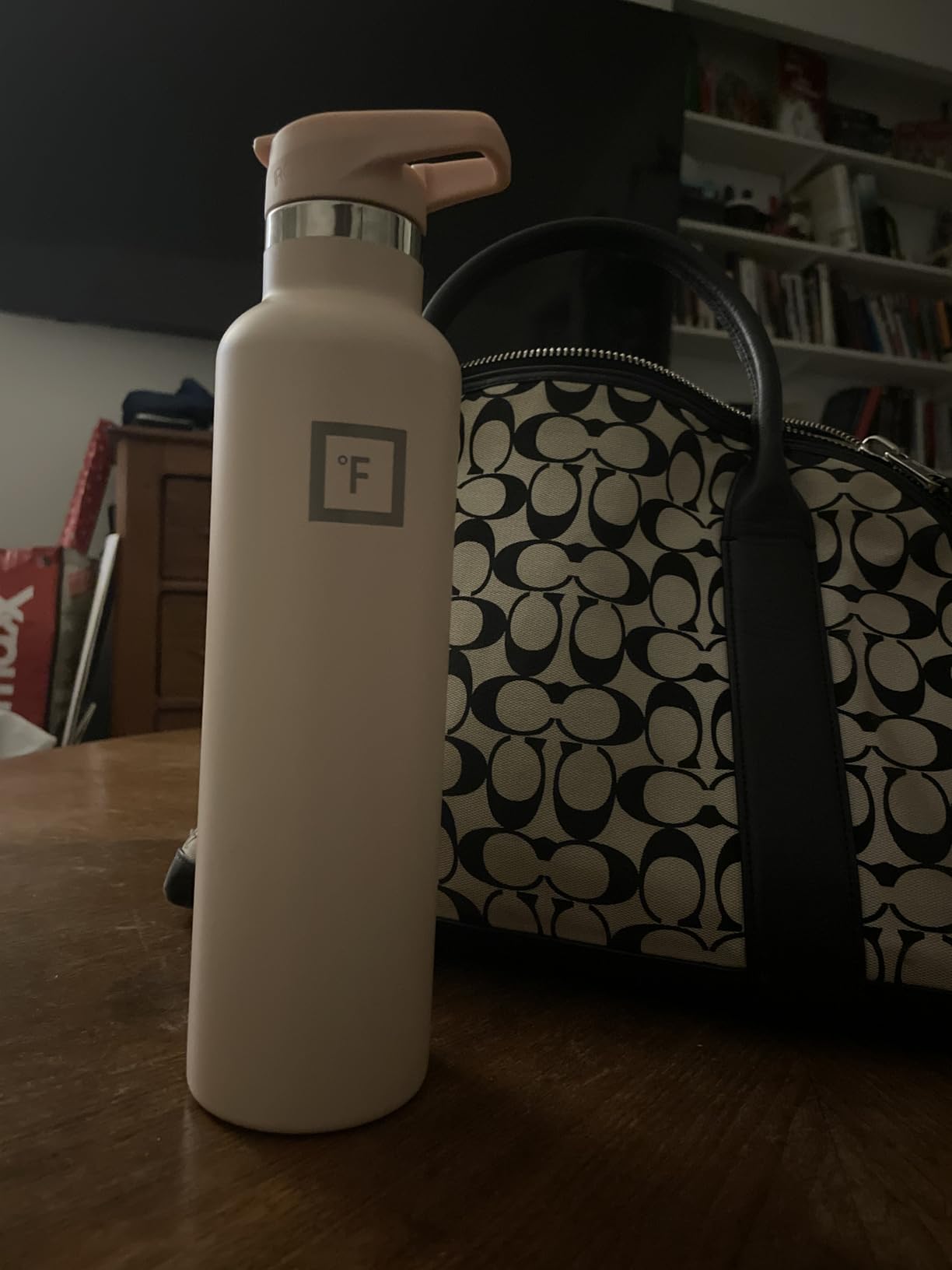 IRON °FLASK Camping & Hiking Hydration Flask with Straw, BPA-Free Insulated Stainless Steel Sports Water Bottle - 24 oz Midnight Black customer photo 2