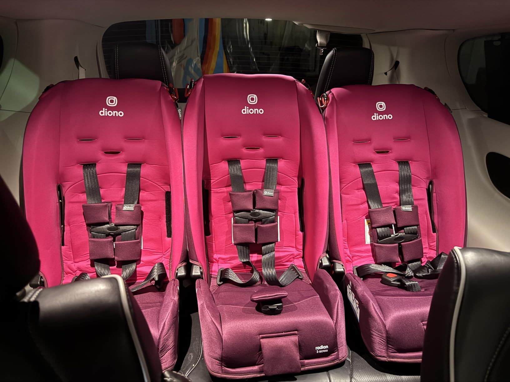 Diono Radian 3R, 3-in-1 Convertible Car Seat, Rear Facing & Forward Facing, 10 Years 1 Car Seat, Slim Fit 3 Across, Jet Black customer photo 2