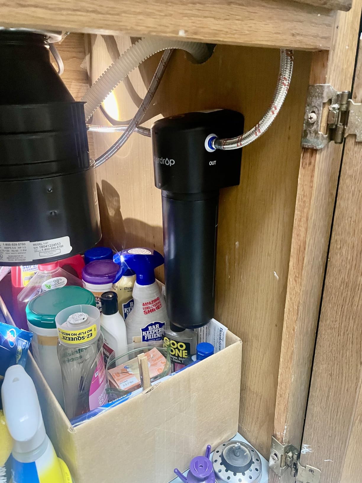 Waterdrop 10UA Under Sink Water Filter System, Reduces PFAS, PFOA/PFOS, Lead, Chlorine, Bad Taste & Odor, Under Counter Water Filter Direct Connect to Kitchen Faucet, NSF/ANSI 42 Certified, 1 Year customer photo 2