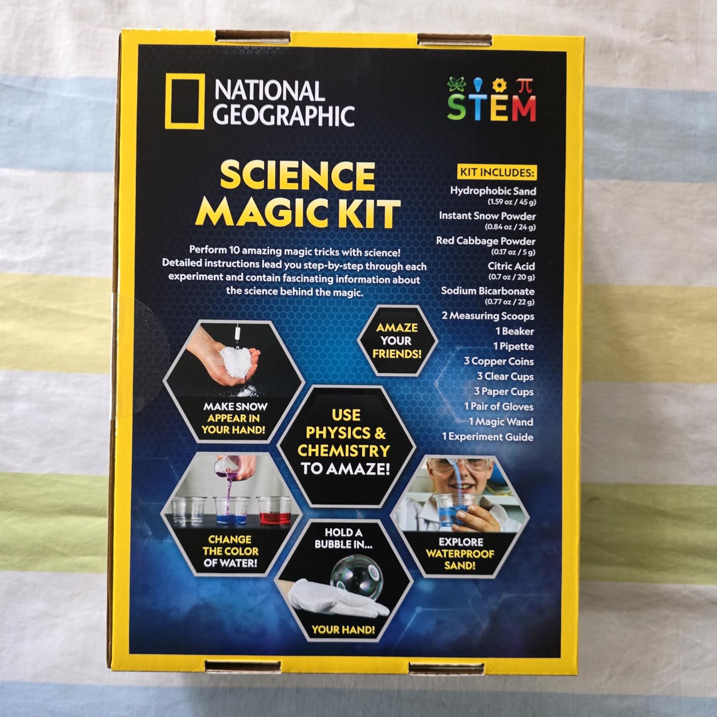 Blue Marble National Geographic Magic Chemistry Set - Science Kit for Kids with 10 Amazing Magic Tricks, STEM Projects and Science Experiments customer photo 2