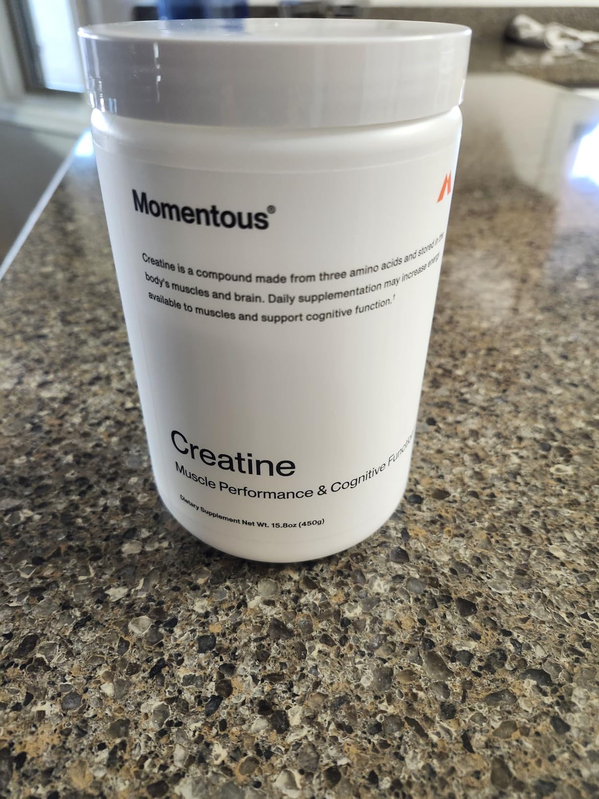 Momentous Creatine Monohydrate Powder - Creatine Powder - Supports Strength, Lean Muscle, & Recovery for Men & Women - NSF Certified for Sport - 5 g per Serving - 90 Servings customer photo 2
