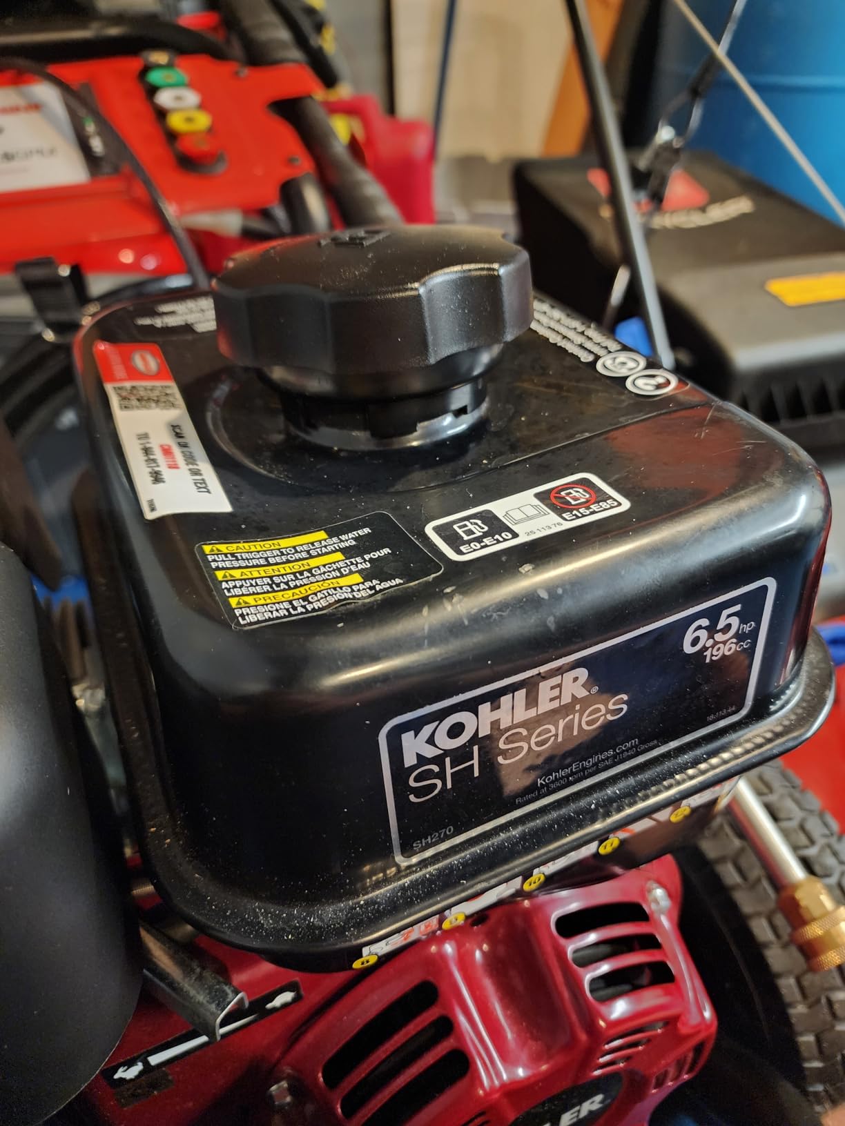 Simpson 3400 PSI Gas Pressure Washer, 2.5 GPM Residential Power Washer, Cold Water, 25' Hose, Clean Machine, 49-State Compliant (CM61083) customer photo 1