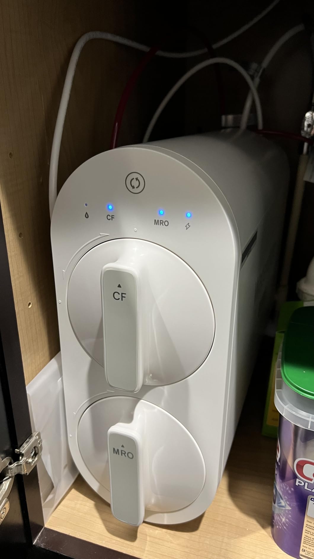 Waterdrop G2P600 Reverse Osmosis System, 600 GPD Tankless RO Water Filter System, Under Sink RO System, 7 Stage Filtration, 2:1 Pure to Drain, Reduce TDS, FCC Listed, USA Tech Customer Review Waterdrop G2P600 Reverse Osmosis System, 600 GPD Tankless RO Water Filter System, Under Sink RO System, 7 Stage Filtration, 2:1 Pure to Drain, Reduce TDS, FCC Listed, USA Tech - Customer Photo 1