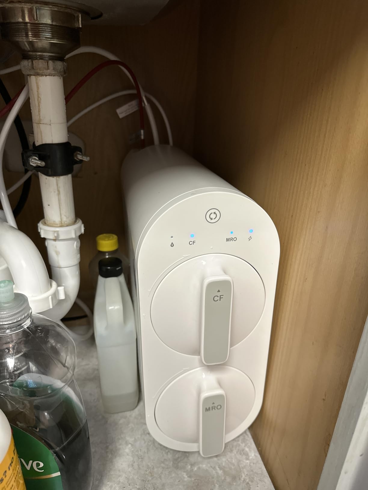 Waterdrop G2P600 Reverse Osmosis System, 600 GPD Tankless RO Water Filter System, Under Sink RO System, 7 Stage Filtration, 2:1 Pure to Drain, Reduce TDS, FCC Listed, USA Tech Customer Review Waterdrop G2P600 Reverse Osmosis System, 600 GPD Tankless RO Water Filter System, Under Sink RO System, 7 Stage Filtration, 2:1 Pure to Drain, Reduce TDS, FCC Listed, USA Tech - Customer Photo 3