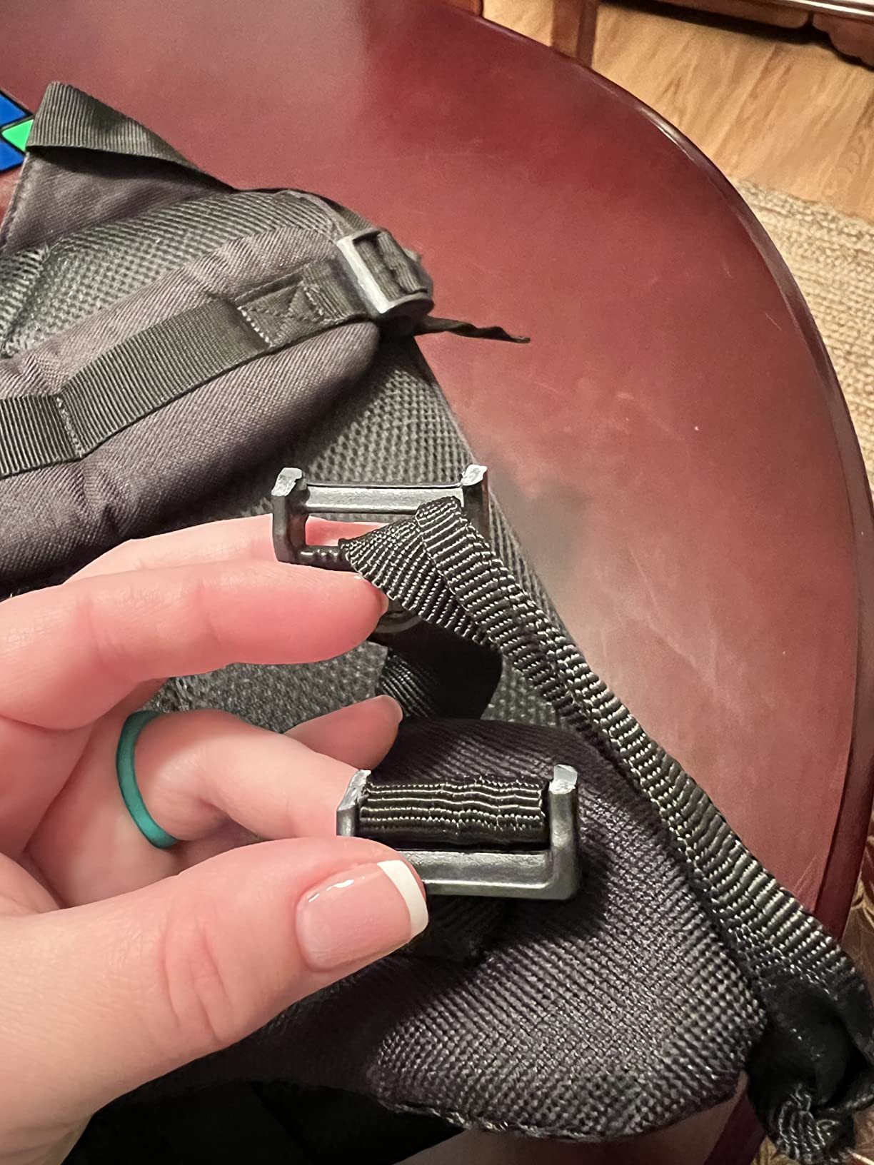 Dad Diaper Bag for Men with Removable Patches, Waterproof Tri-fold Changing Pad, Insulated Pouches, Molle Webbing, YKK Zippers, Black customer photo 2