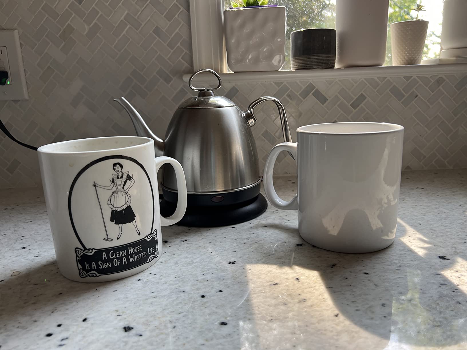 30oz Super Large Ceramic Coffee Mugs Large Handles Set of 2 (White) Customer Review 30oz Super Large Ceramic Coffee Mugs Large Handles Set of 2 (White) - Customer Photo 1