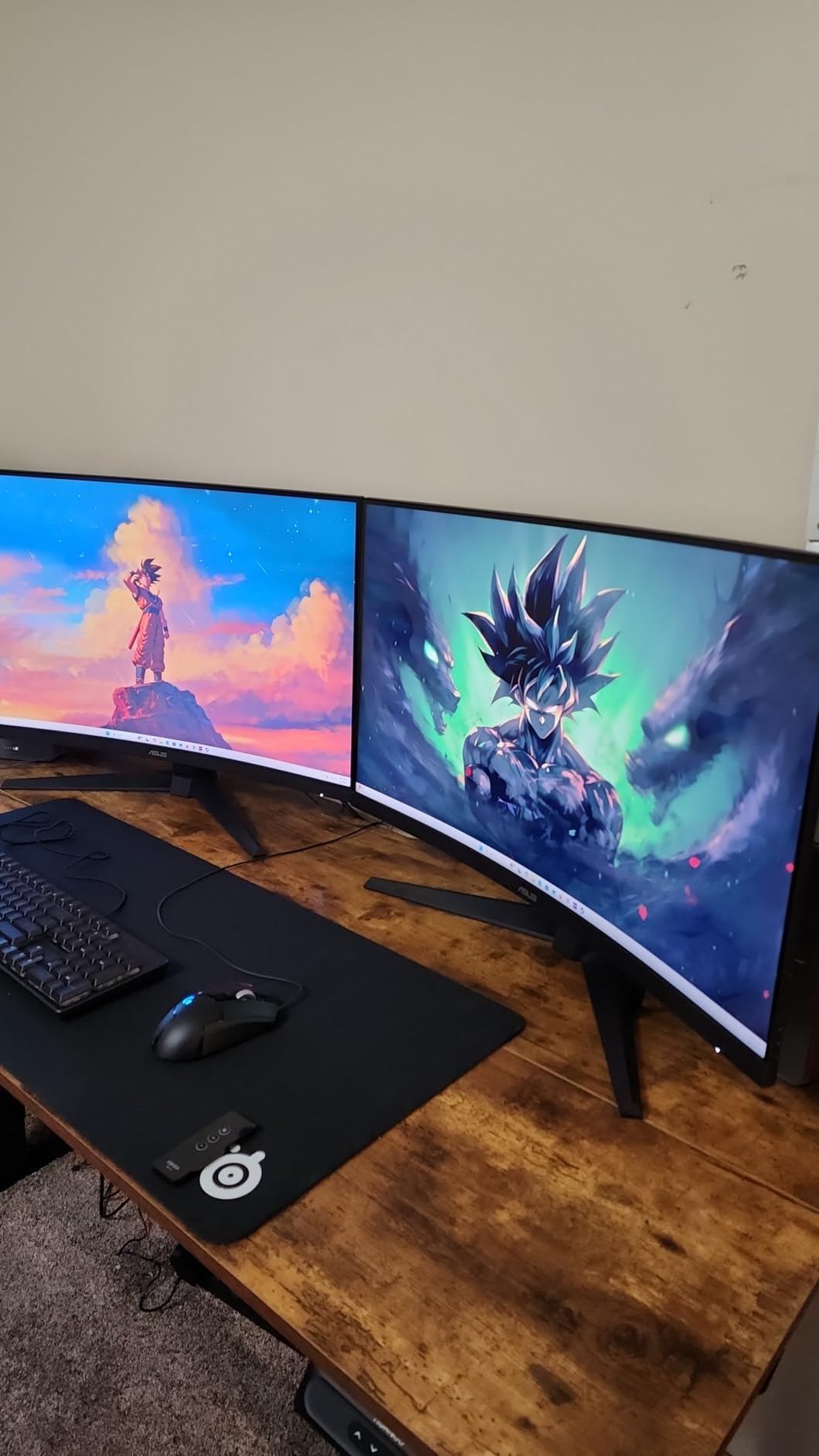 ASUS TUF 32 Inch Curved Gaming Monitor - QHD (2560 x 1440), 165Hz (Supports 144Hz), 1ms, Extreme Low Motion Blur, Speaker, FreeSync Premium, VESA Mountable, DisplayPort, HDMI - VG32VQ1B customer photo 1