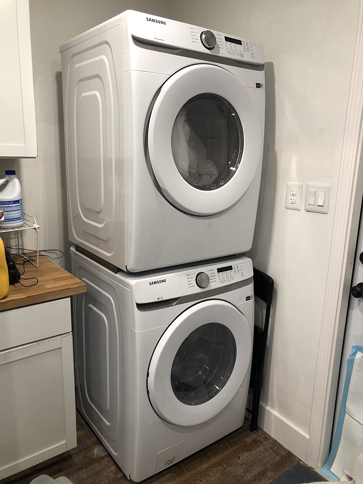 Samsung WF45T6000AW 4.5 cu. ft. Front Load Washer with Vibration Reduction Technology+ ENERGY STAR certified White - Customer Photo 1