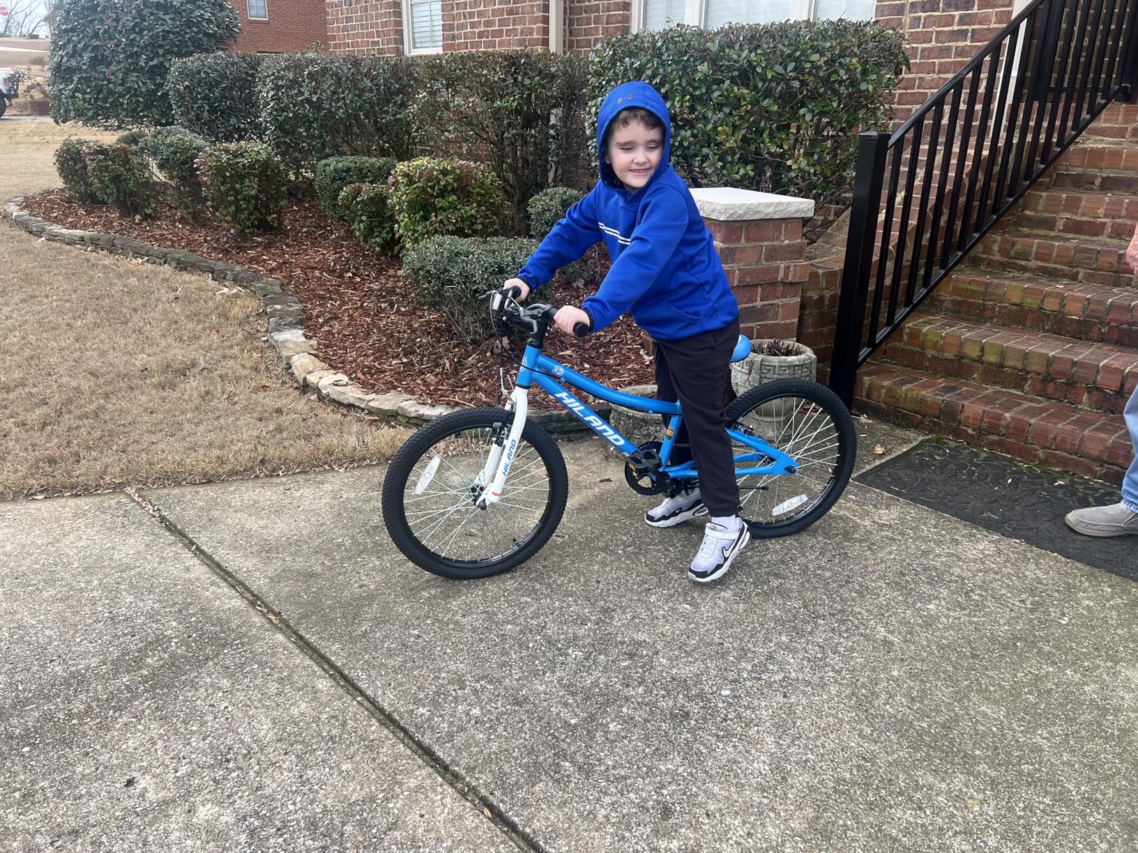 HILAND 20 Inch Kids' Bicycles Mountain Bike for Boys, Girls 5+ Years Old, Single Speed Kids Bicycles with Dual Handbrakes, Child Bike | Kids Bicycles, Dual Handbrakes, Kickstand customer photo 1