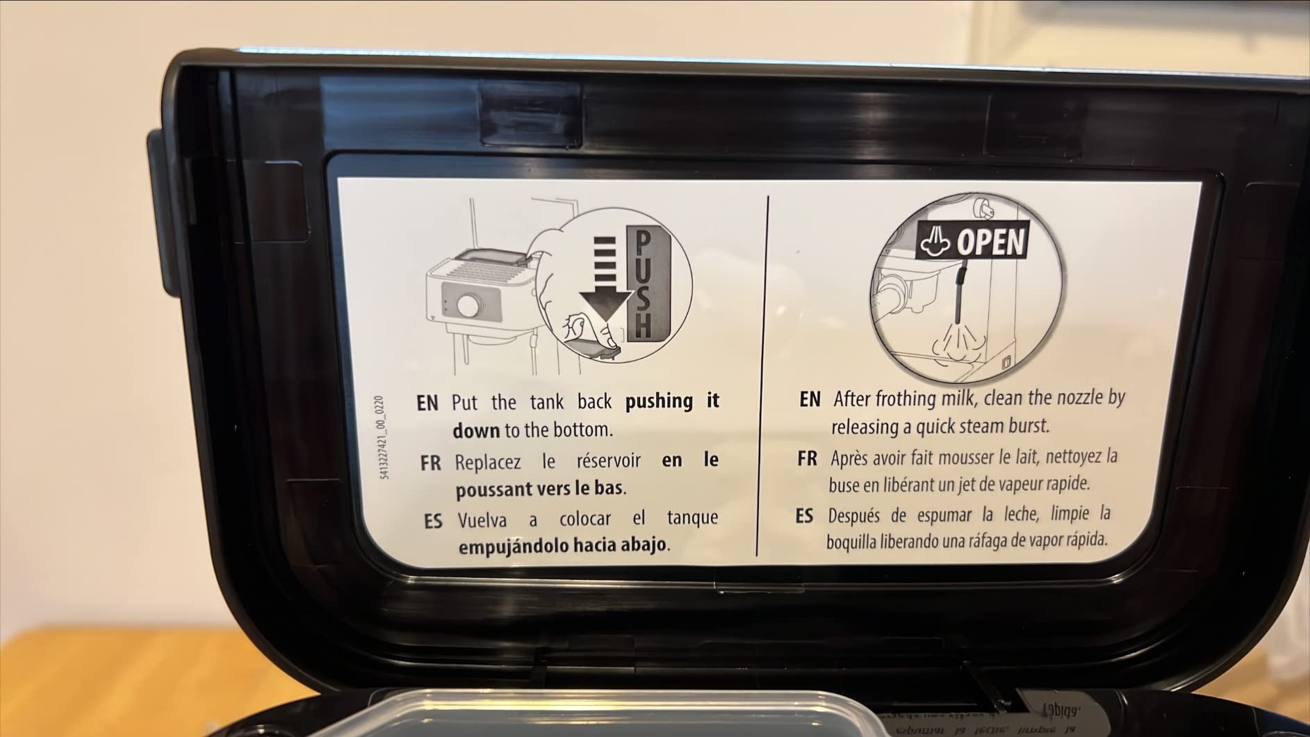 De'Longhi Stilosa Manual Espresso Machine, Compact Coffee Maker, 15 Bar Pump Pressure, Manual Milk Frother Steam Wand for Authentic Single & Double Espresso, Lattes & Cappuccinos, Tamper Included Customer Review De'Longhi Stilosa Manual Espresso Machine, Compact Coffee Maker, 15 Bar Pump Pressure, Manual Milk Frother Steam Wand for Authentic Single & Double Espresso, Lattes & Cappuccinos, Tamper Included - Customer Photo 2