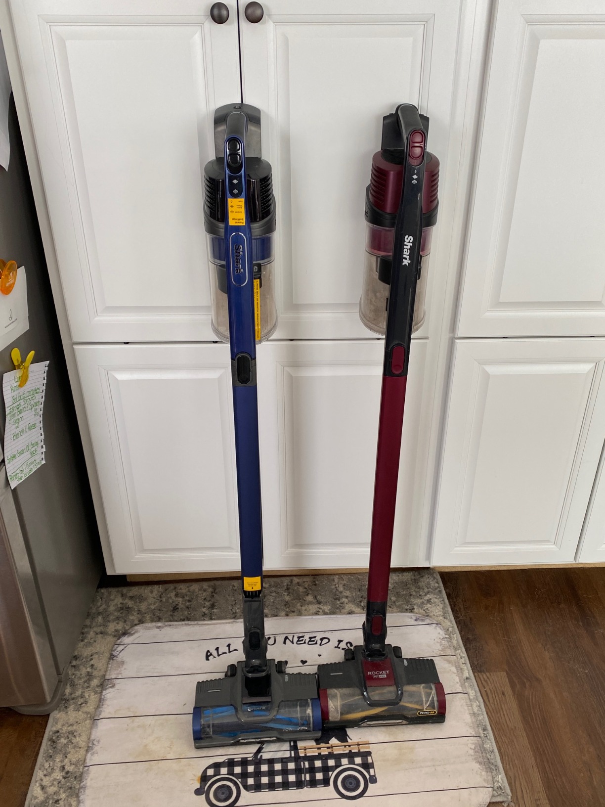 Shark Cordless Vacuum Cleaner with HEPA Filter, Lightweight, Portable, Rechargeable, Powerful Pet Hair Pickup, Removable Handheld, Crevice Tool, Dusting Brush, 50-min Runtime, Blue, IZ363HT customer photo 1