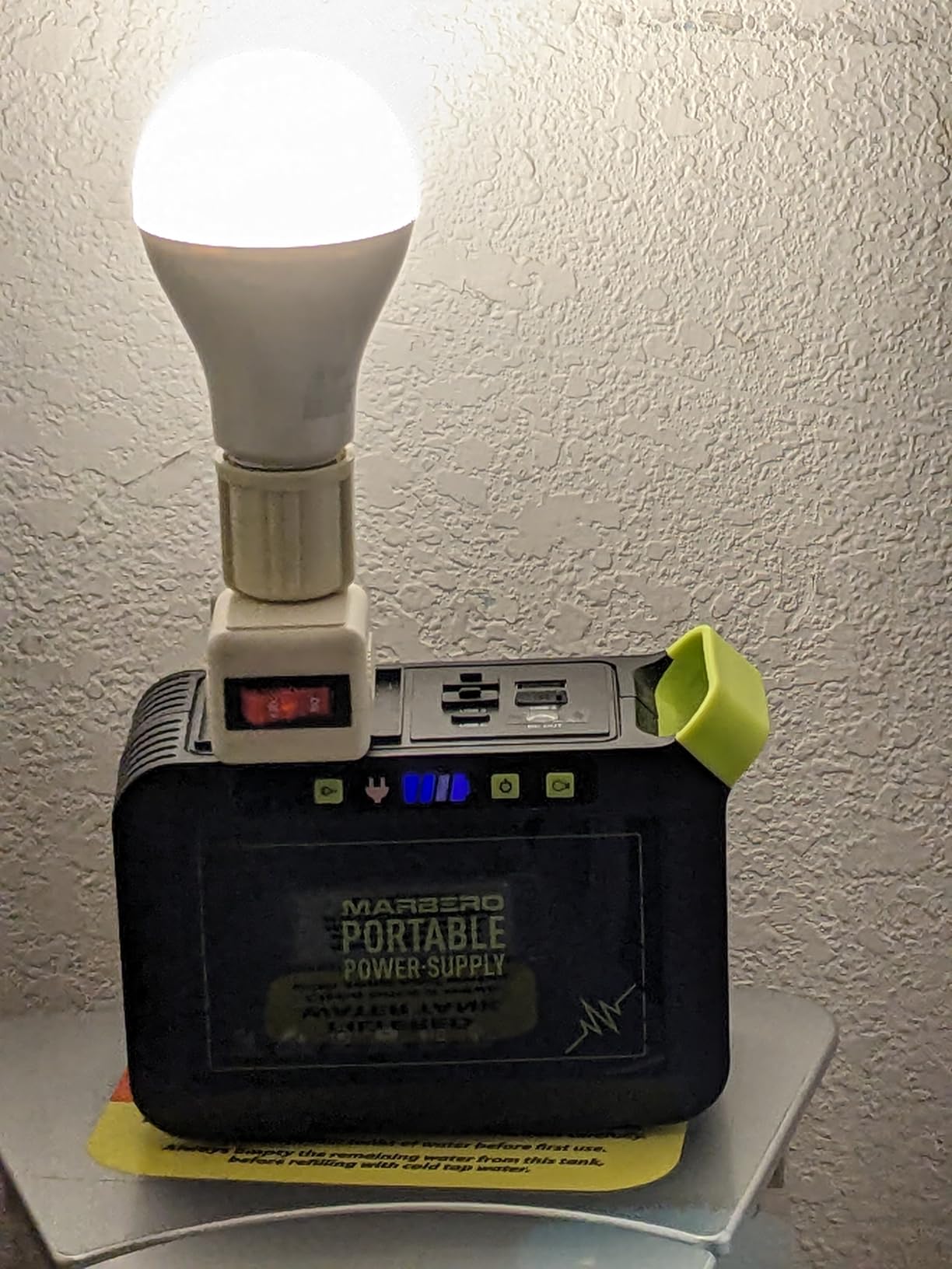 MARBERO Portable Power Station 88Wh Camping Lithium Battery Solar Generator Fast Charging with AC Outlet 120W Peak Power Bank(Solar Panel Optional) for Home Backup Outdoor Emergency RV Van Hunting customer photo 2