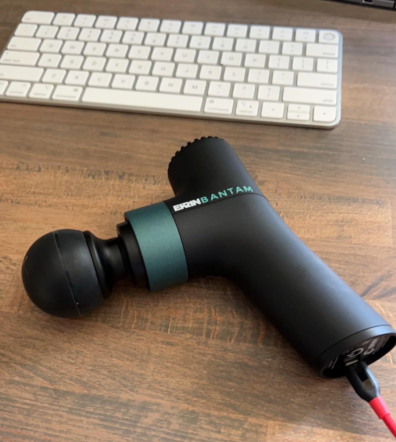 Ekrin Athletics Bantam Mini Massage Gun - Compact Deep Tissue Muscle Massager with Adjustable Speeds & 4 Attachments - Long Battery Life, Lightweight, Travel Friendly customer photo 2