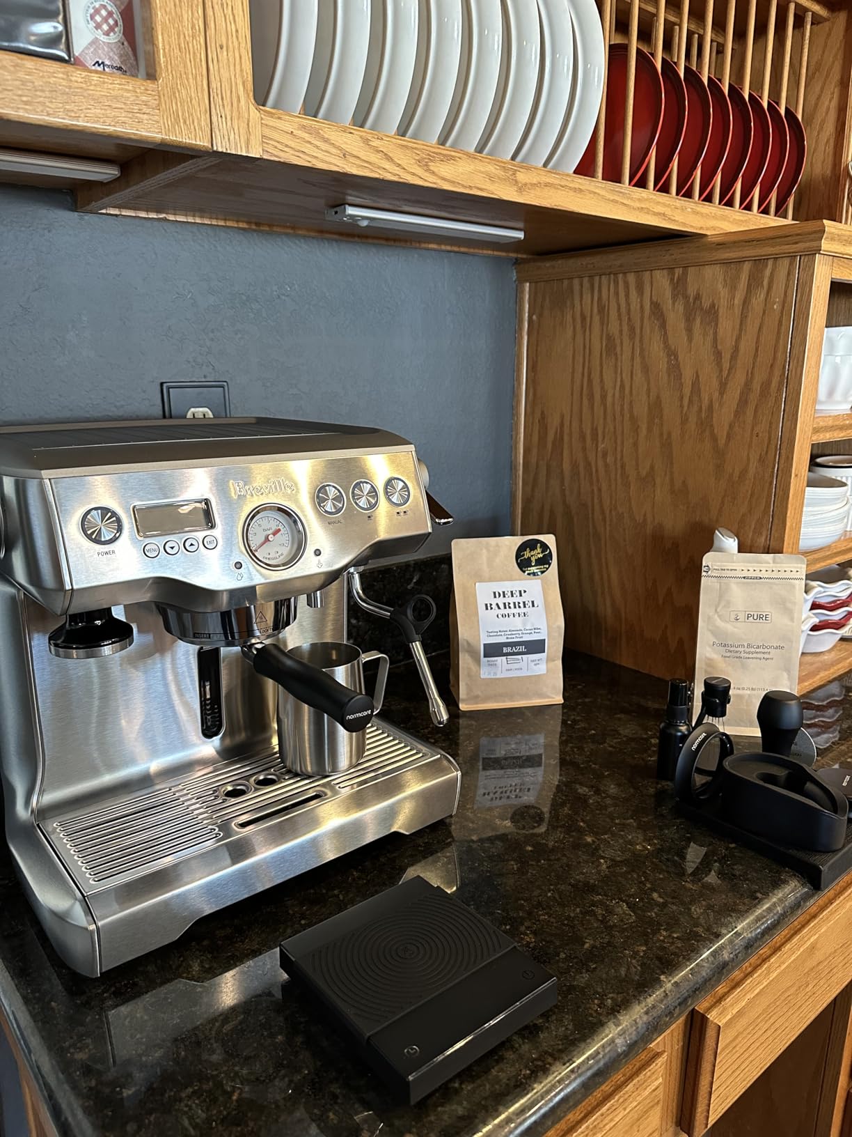 Breville Dynamic Duo Dual Boiler Espresso Machine and Smart Grinder Pro Package, Stainless Steel - BEP920BSS - Customer Photo 2