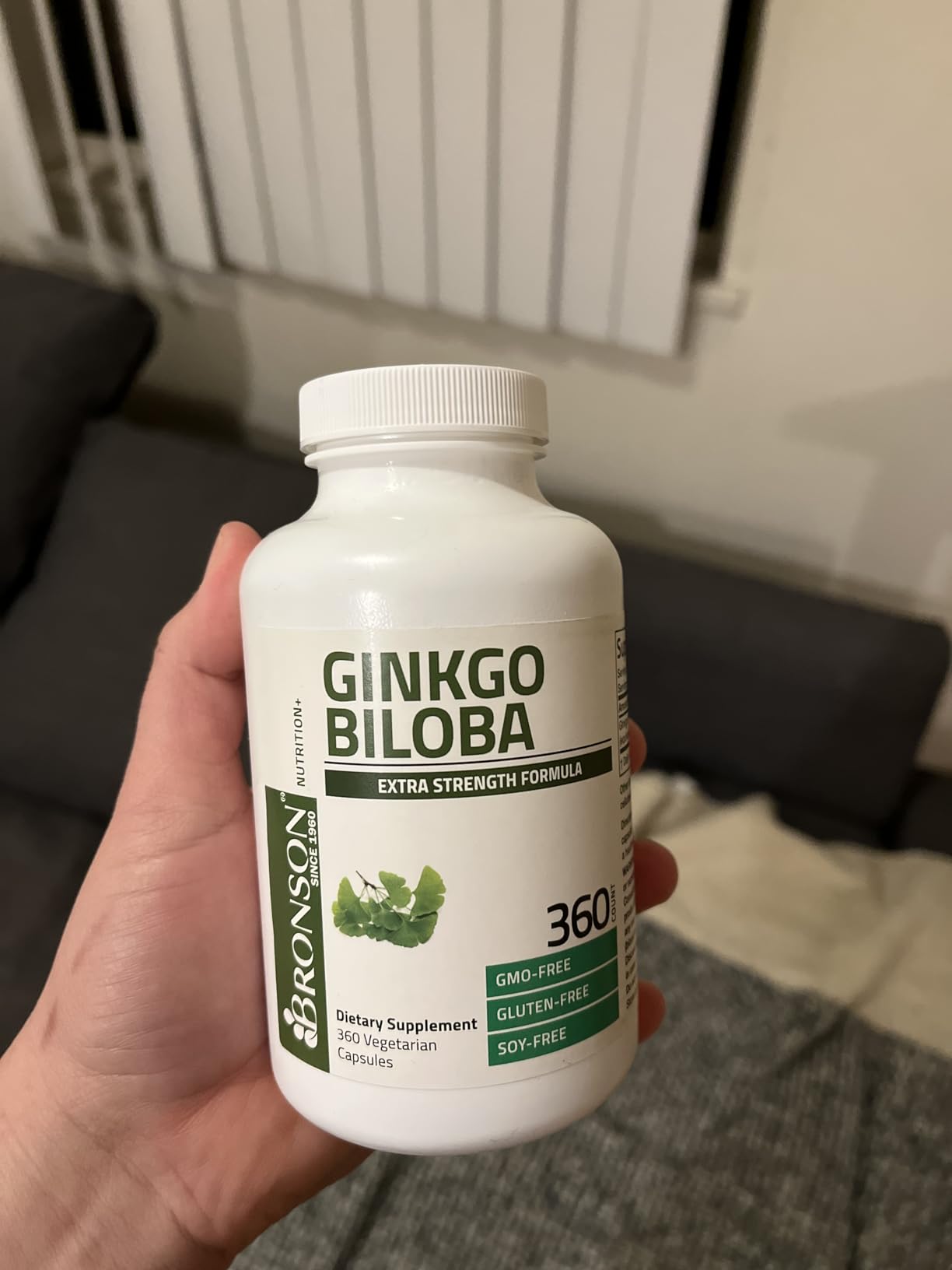 Bronson Ginkgo Biloba Extra Strength Supports Brain Function & Memory Support, 120 Vegetarian Capsules customer photo 1