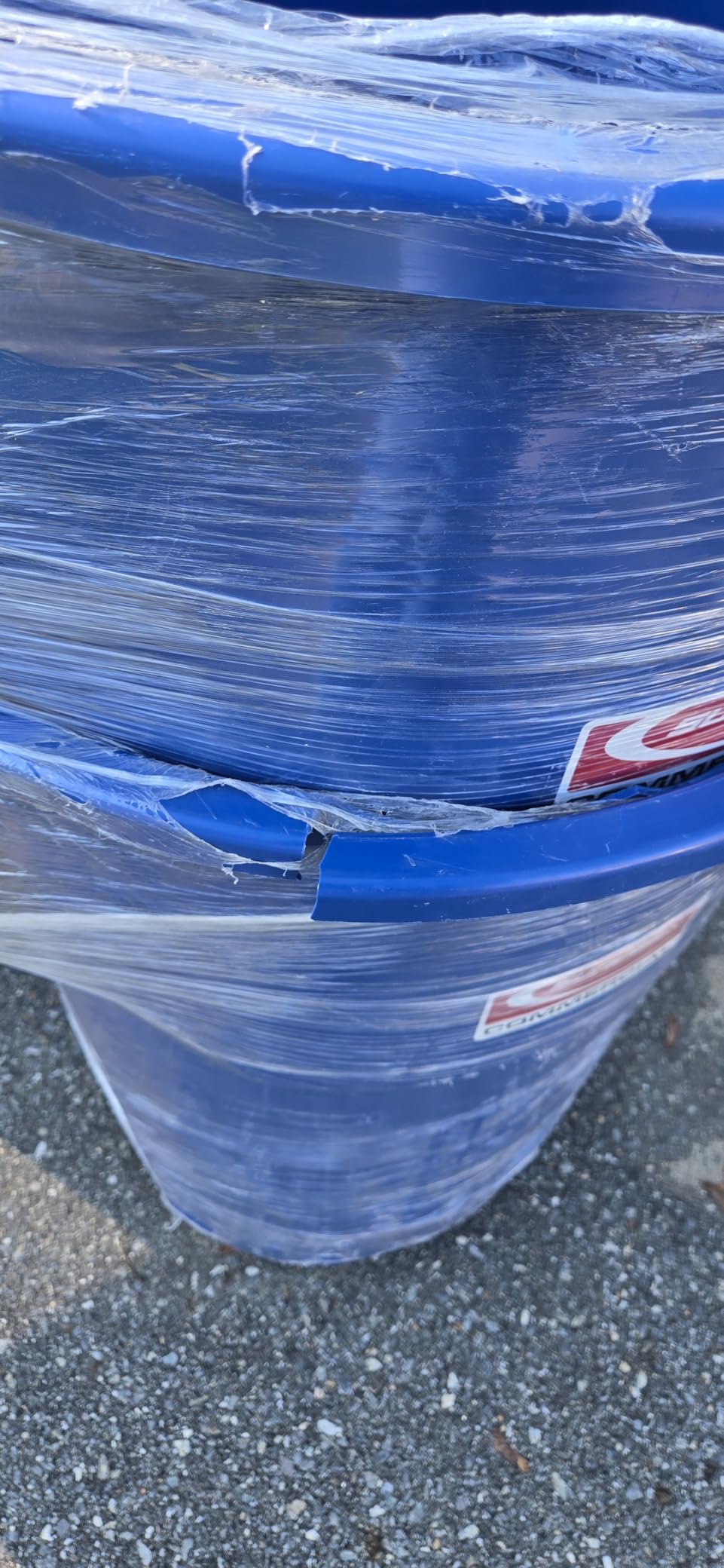 Suncast Commercial Products 32 Gallon Trash Can with Vented Channels, Ergonomic Handles, Rolled Upper Lip, Made in The USA, Gray Customer Review Suncast Commercial Products 32 Gallon Trash Can with Vented Channels, Ergonomic Handles, Rolled Upper Lip, Made in The USA, Gray - Customer Photo 1