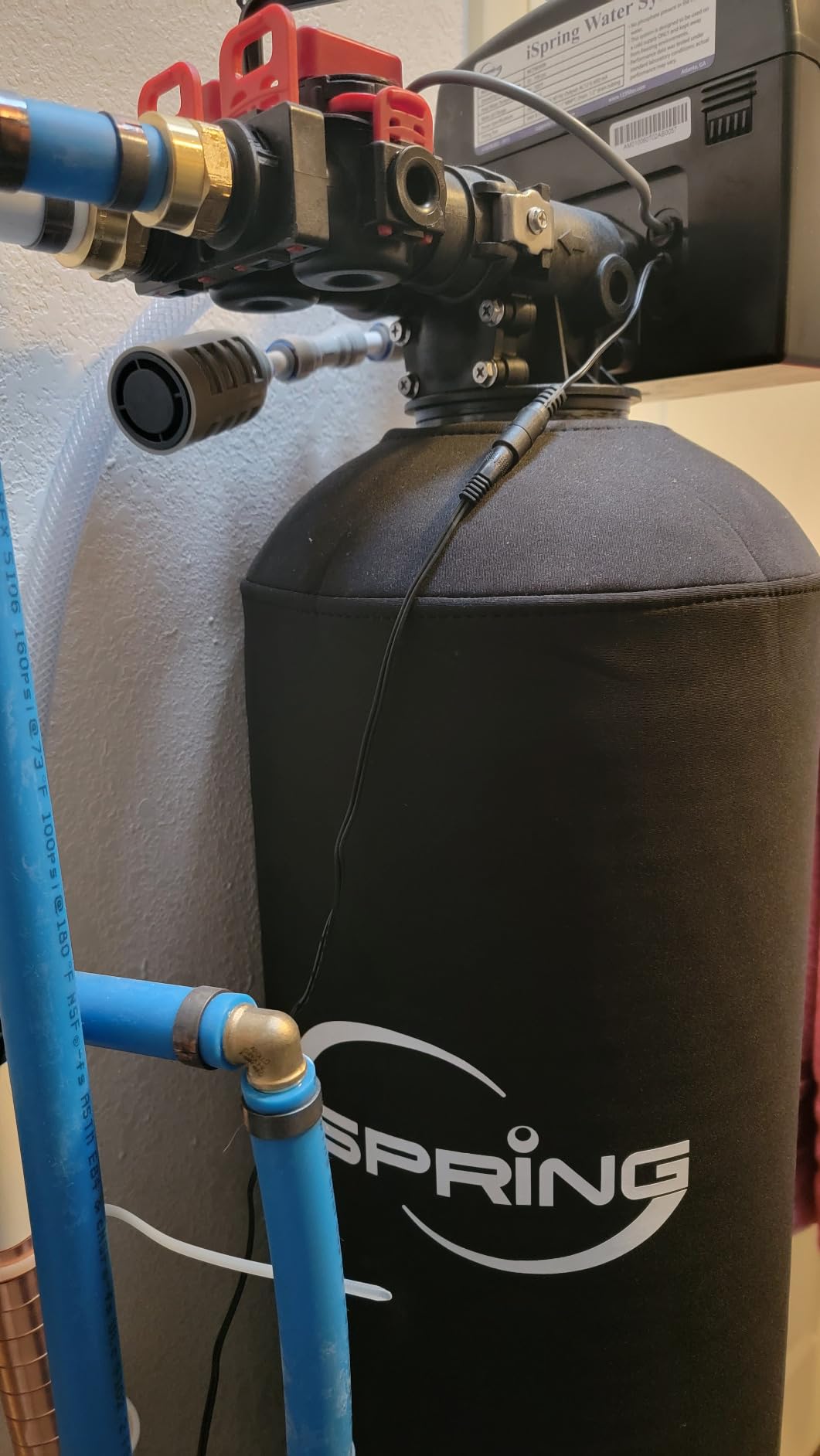 iSpring WCFM500K Whole House Water Filtration System for Iron, Manganese & Hydrogen Sulfide Removal, Well Water Compatible, Set & Forget, Lasts up to 10 Years - Customer Photo 1