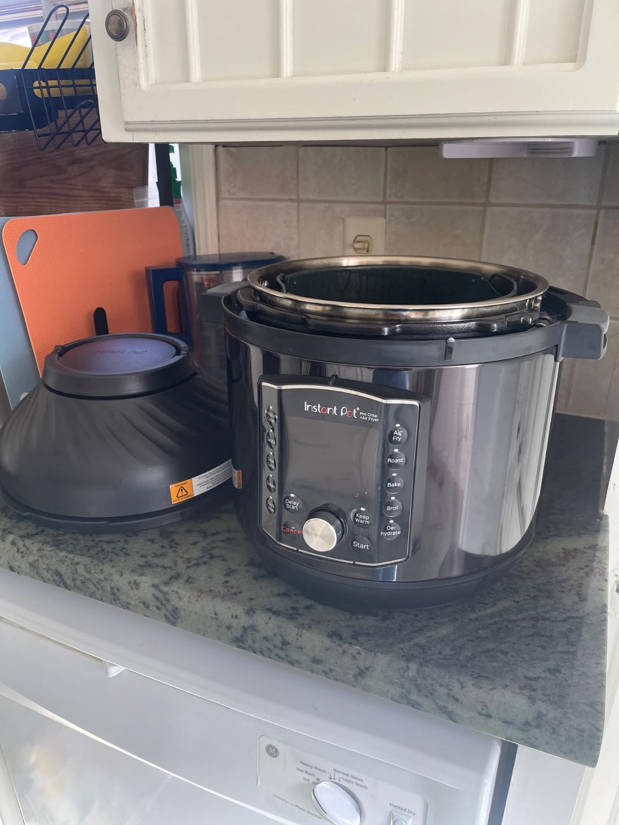 Instant Pot Duo Crisp 11-in-1 Air Fryer and Electric Pressure Cooker Combo with Multicooker Lids that Air Fries, Steams, Slow Cooks, Sautés, Dehydrates, & More, Free App With Over 800 Recipes, 6 Quart - Customer Photo 4