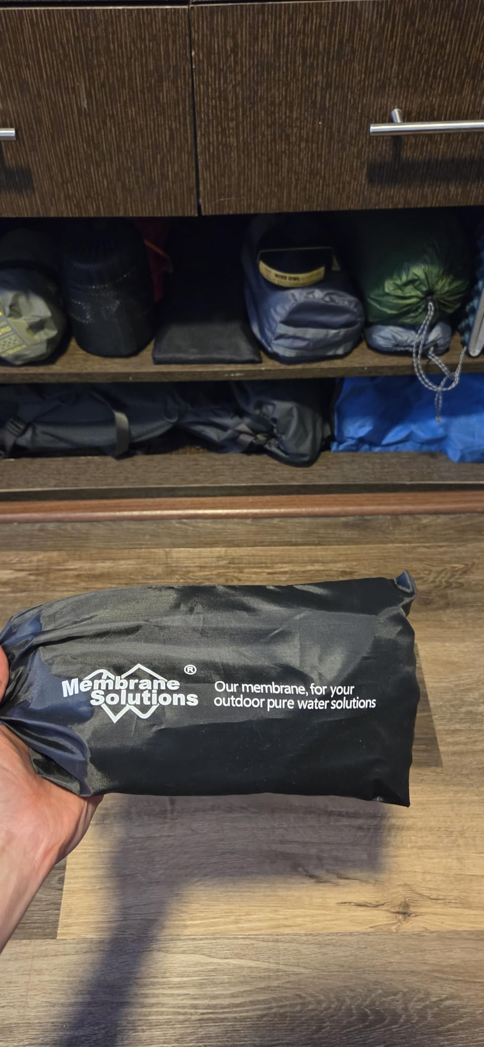 Membrane Solutions Gravity Water Filter Pro 6L, NSF/ANSI 42&372&401 Certified, 0.1 μm Versatile Water Purifier Camping with Adjustable Tree Strap Storage Bag, Survival Gear for Emergency Preparedness Customer Review Membrane Solutions Gravity Water Filter Pro 6L, NSF/ANSI 42&372&401 Certified, 0.1 μm Versatile Water Purifier Camping with Adjustable Tree Strap Storage Bag, Survival Gear for Emergency Preparedness - Customer Photo 1