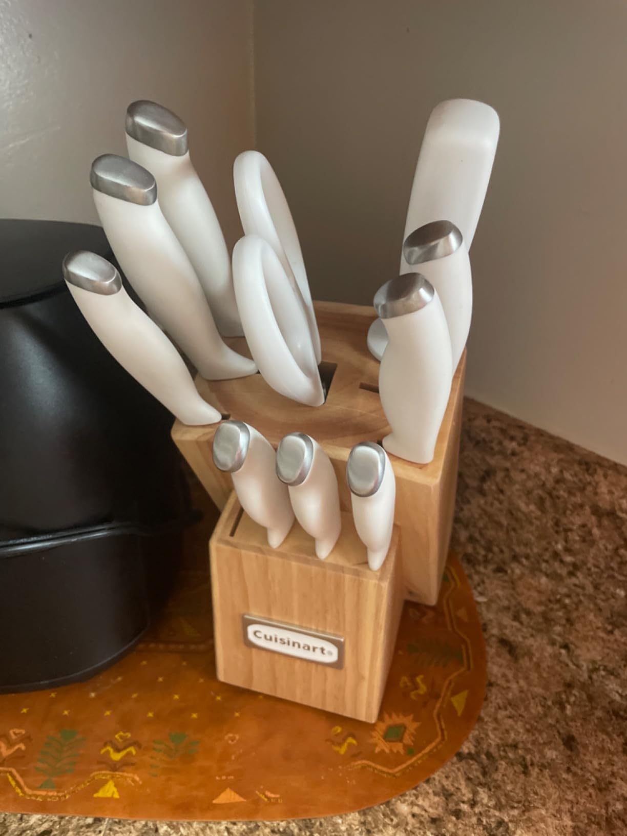 Cuisinart Block Knife Set, 12pc Cutlery Knife Set with Steel Blades for Precise Cutting, Lightweight, Stainless Steel, Durable & Dishwasher Safe, C77SSW-12P Customer Review Cuisinart Block Knife Set, 12pc Cutlery Knife Set with Steel Blades for Precise Cutting, Lightweight, Stainless Steel, Durable & Dishwasher Safe, C77SSW-12P - Customer Photo 4