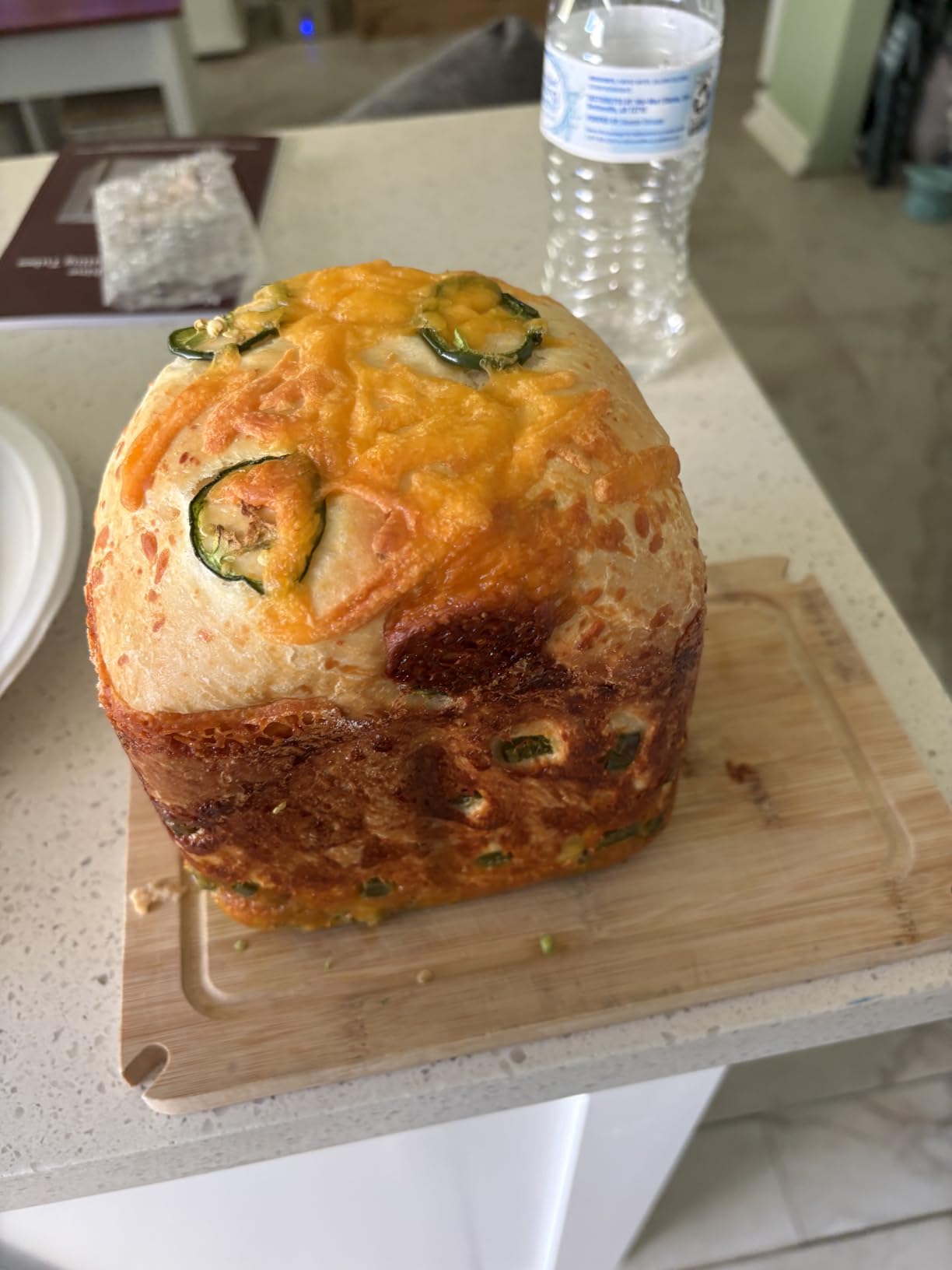 Neretva Bread Maker, 20-IN-1 2LB Bread Machine Dual Heater Bread Maker Machine Automatic with Nonstick Ceramic Pan, 15H Timer & 1H Keep Warm Set, Low Noise, Stainless Steel Breadmaker Recipe-Green customer photo 1