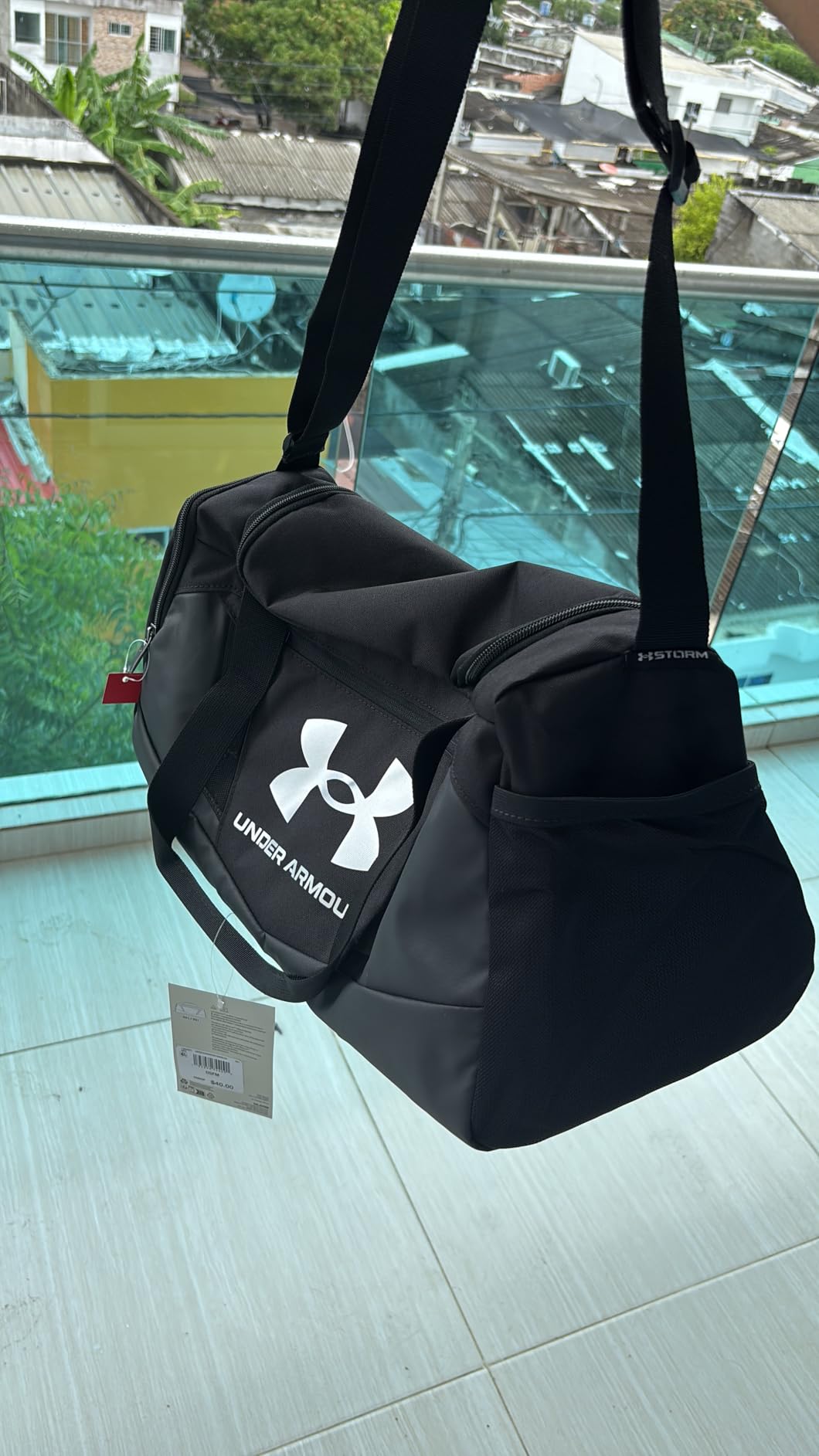 Unisex-Adult Undeniable 5.0 Duffle, Black (001)/Metallic Silver, Small customer photo 2