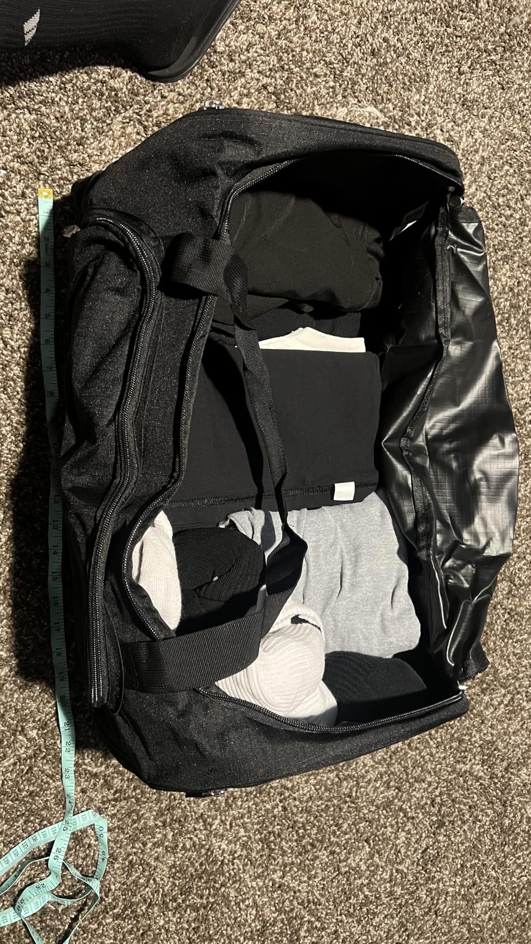 Gym Bag for Men - 55L Black Durable Large Duffle Bag for Travel, Workout, Fitness & Sport customer photo 1