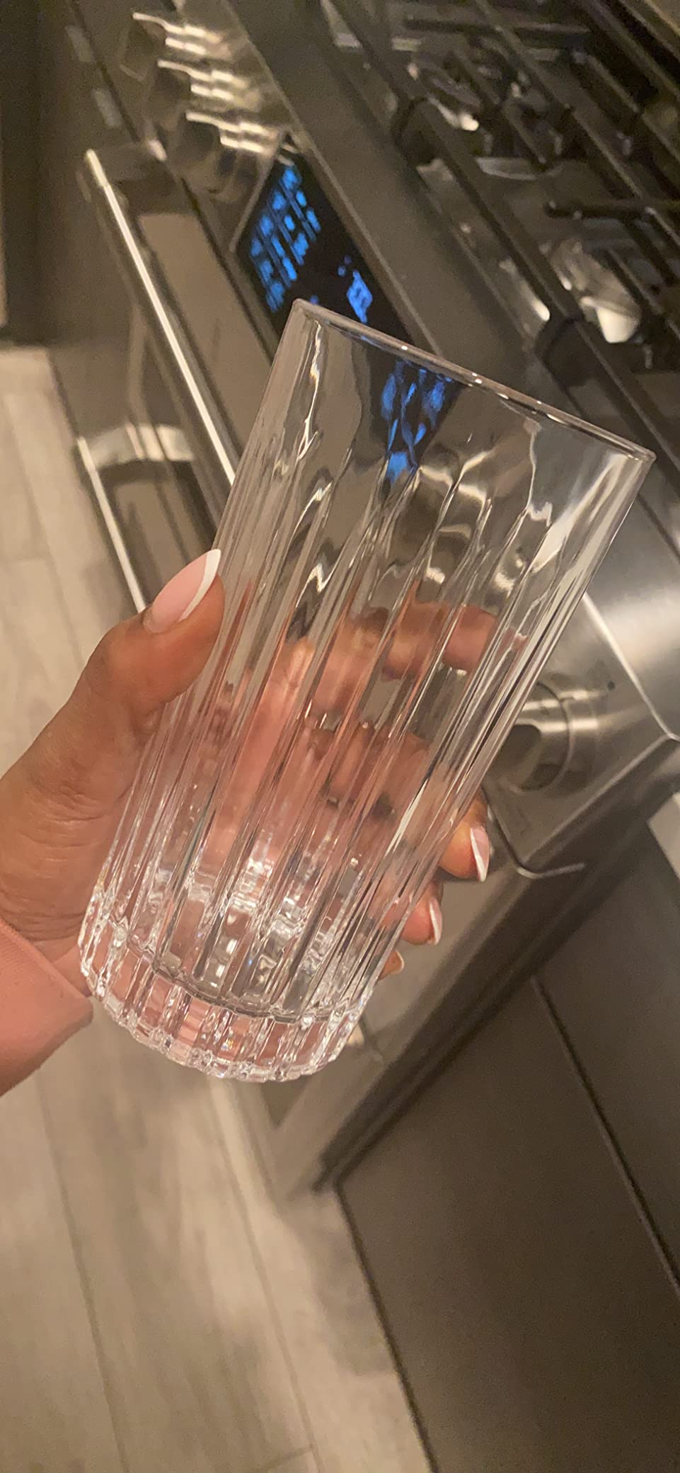 Viski Reserve Milo Crystal Old Fashioned Rocks Glasses, European Crafted Whiskey Glasses for Bourbon, Scotch, Cocktails - Customer Photo 3