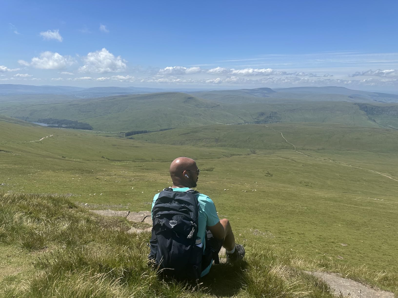 Osprey Stratos 24L Men's Hiking Backpack, Cetacean Blue customer photo 1