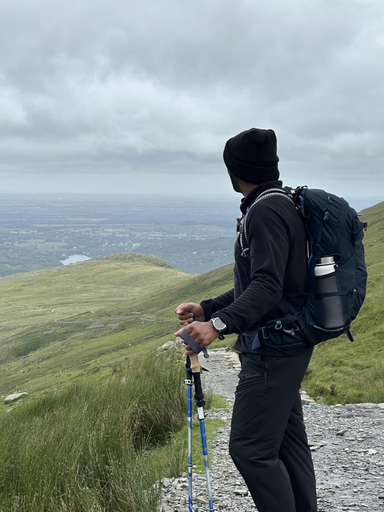 Osprey Stratos 24L Men's Hiking Backpack, Cetacean Blue customer photo 2