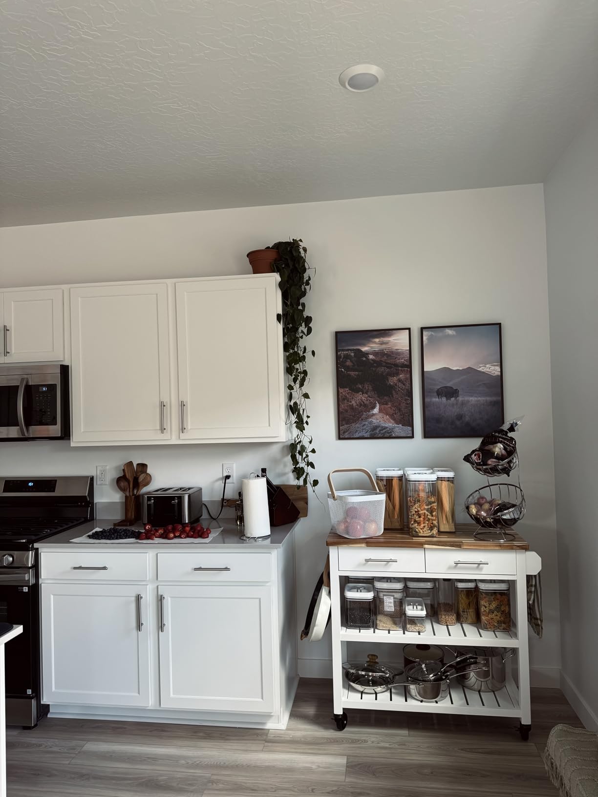 9 Piece Natural Teak Wooden Kitchen Utensil Set with Spoon Rest - Comfort Grip Cooking Spoons and Utensils Holder - Customer Photo 1