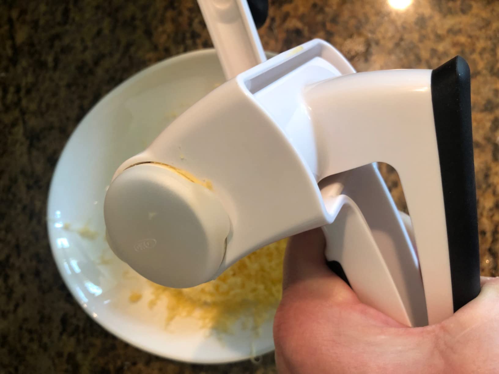 OXO Good Grips Rotary Grater,White - Customer Photo 2