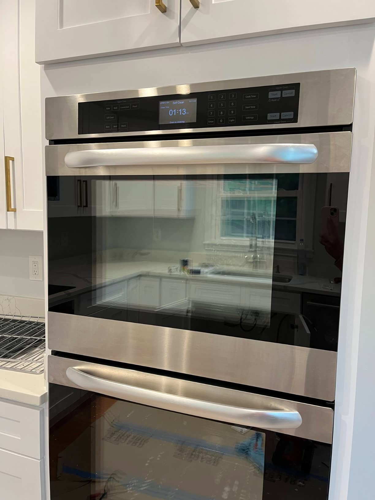 KoolMore 30-Inch Electric Double Wall Oven with Quiet, Rapid Convection Cooking, 7 Cook and Baking Modes, Dual Large Capacity Ovens, Stainless-Steel Unit, Self-Cleaning (KM-WO30D-SS) - Customer Photo 1