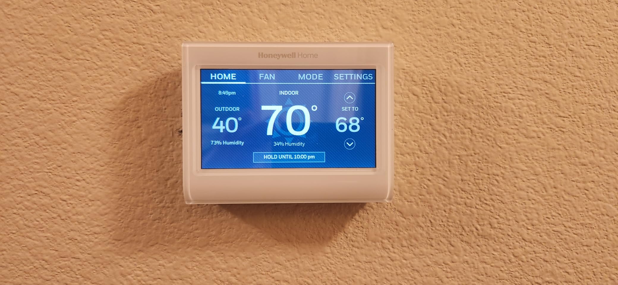 Honeywell Home RTH9600WF Smart Color Thermostat ENERGY STAR Wi-Fi Programmable Touchscreen Alexa Ready - C-Wire Required customer photo 2