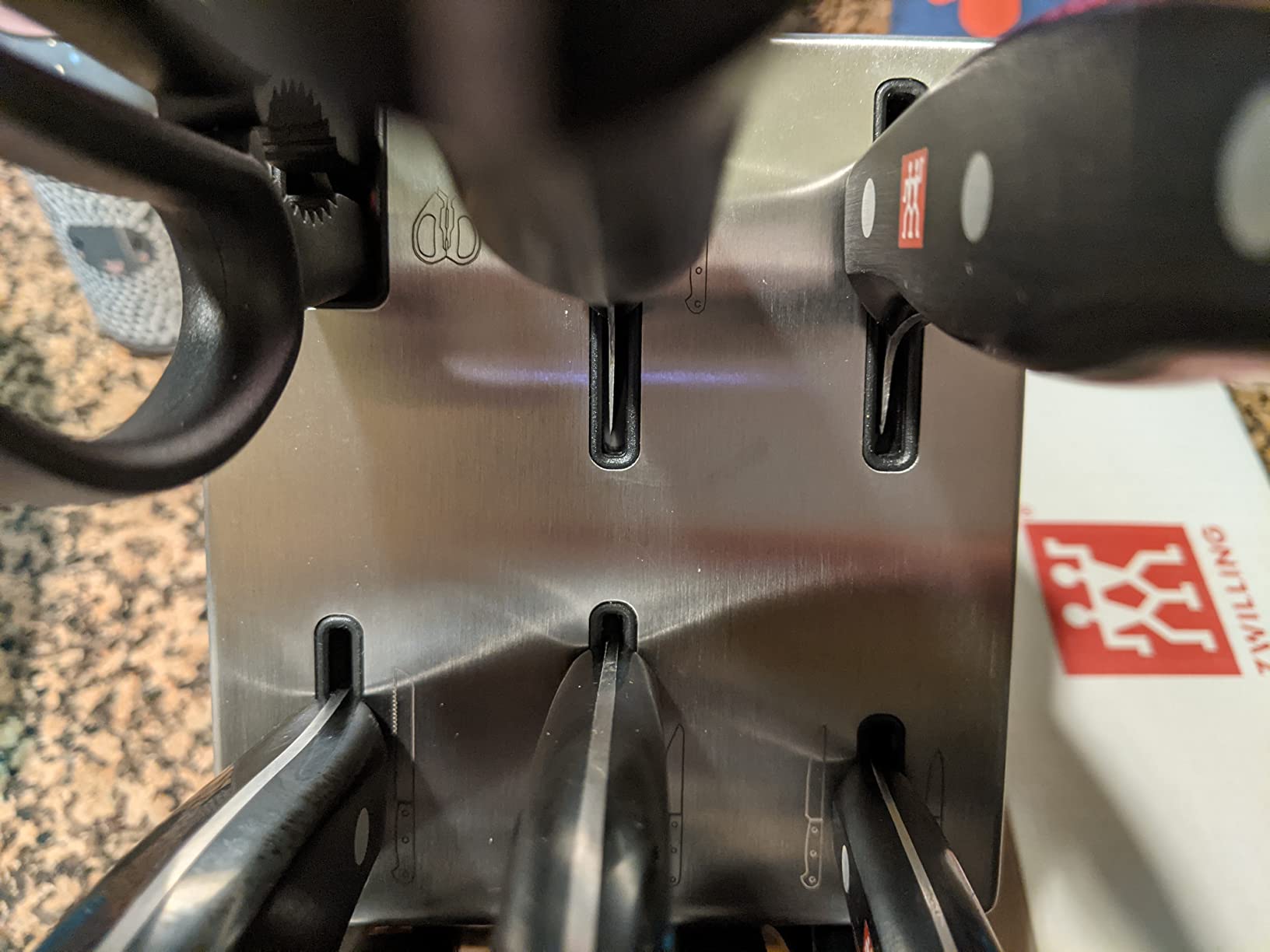 ZWILLING TWIN Signature 15-pc Self-Sharpening Knife Block Set - Brown - Customer Photo 2