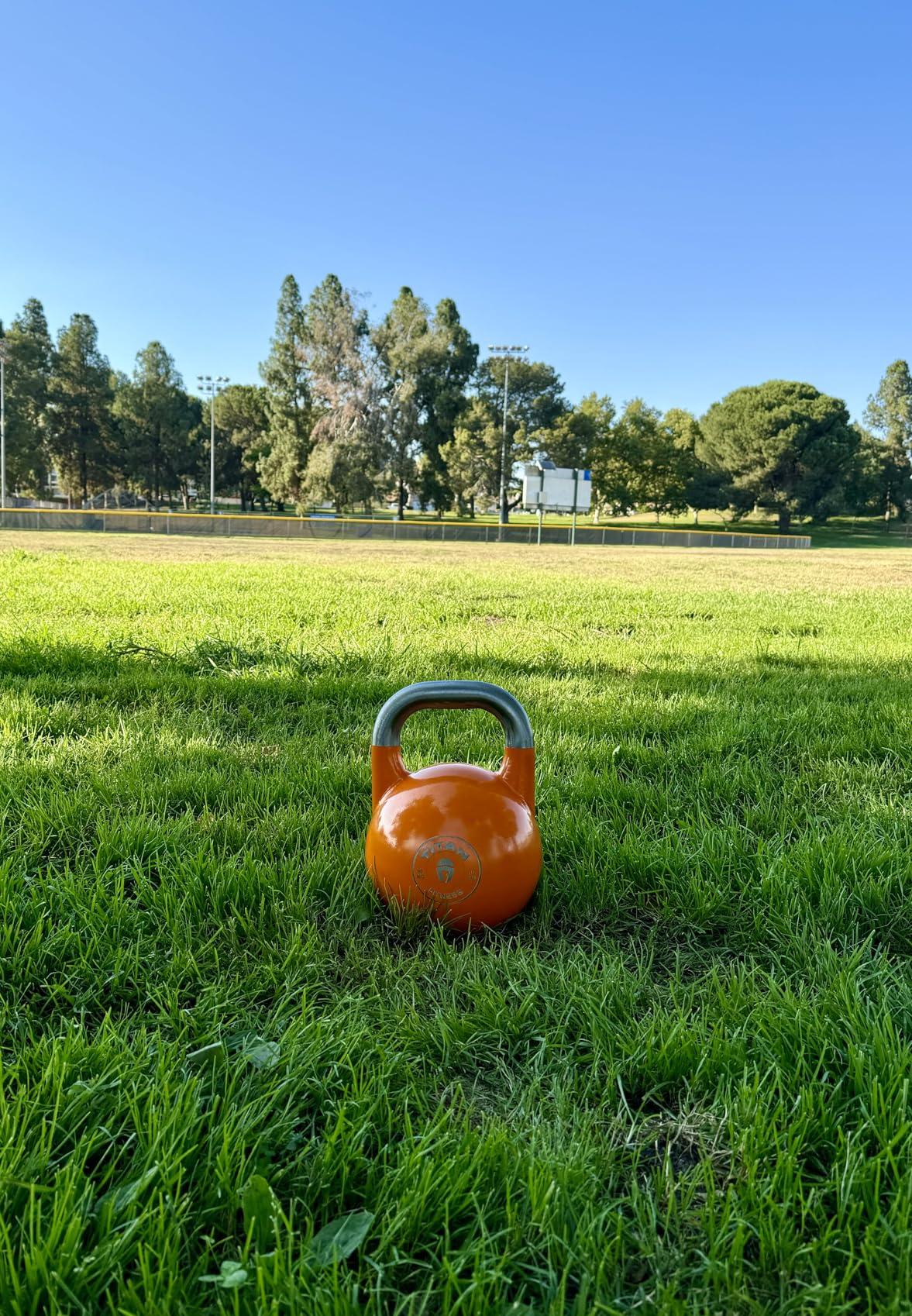 Titan Fitness Competition Kettlebell, Single Piece Casting, KG Markings, Full Body Workout customer photo 1
