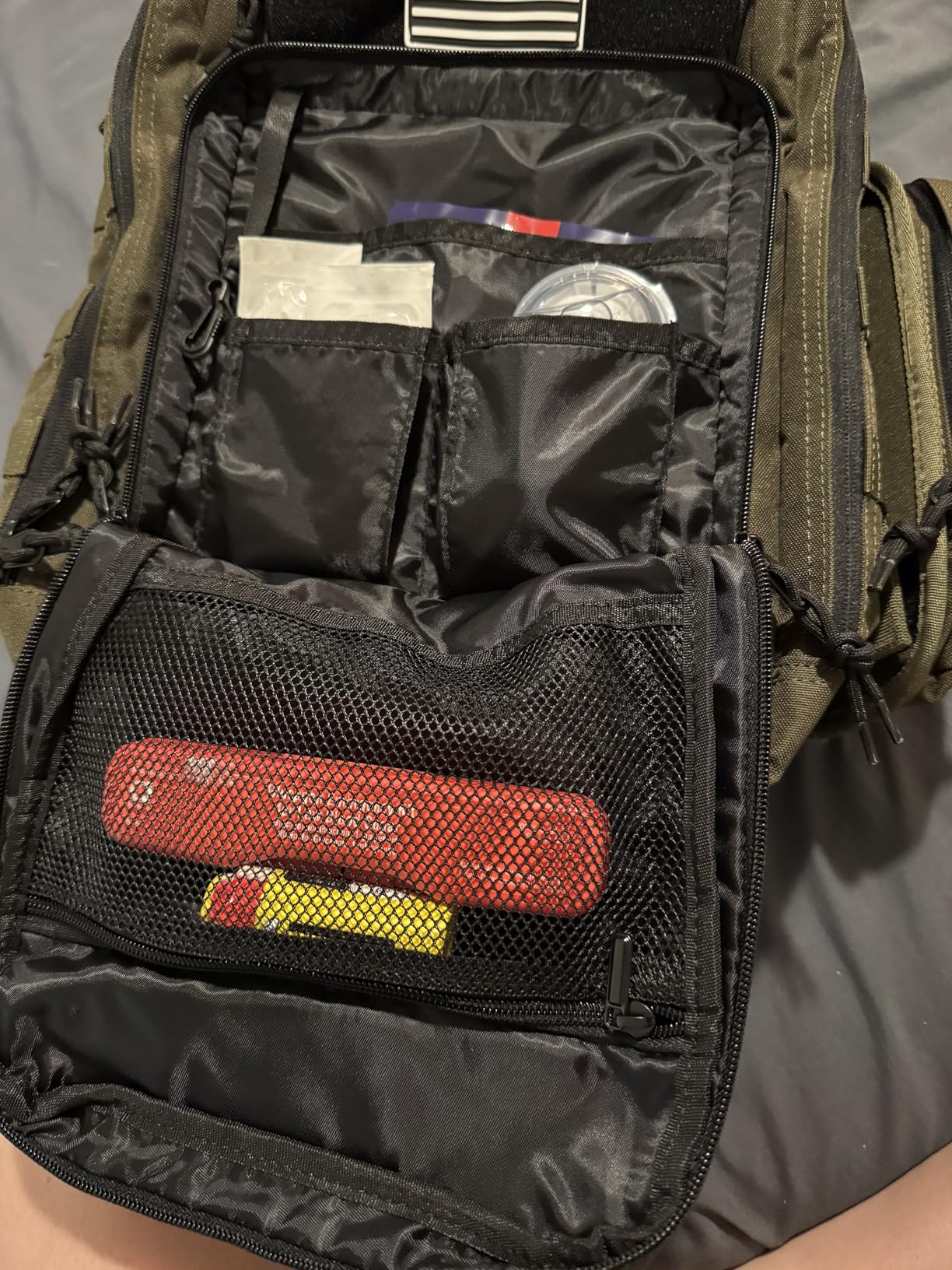 Dinictis Dad Diaper Bag, Mens Diaper Bag Backpack with Diaper Changing Mat, Military Diaper Backpack with Molle Webbing, Waterproof Pouch, Baby Wipes pocket, Insulated Bottle Pockets- Black Camo customer photo 1