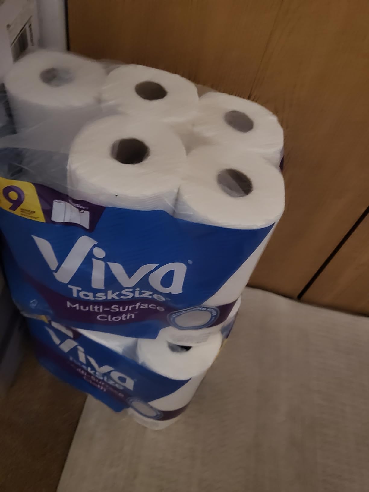 Viva Multi-Surface Cloth Paper Towels, Task Size - 12 Super Rolls (2 Packs of 6) - 81 Sheets Per Roll - Customer Photo 1