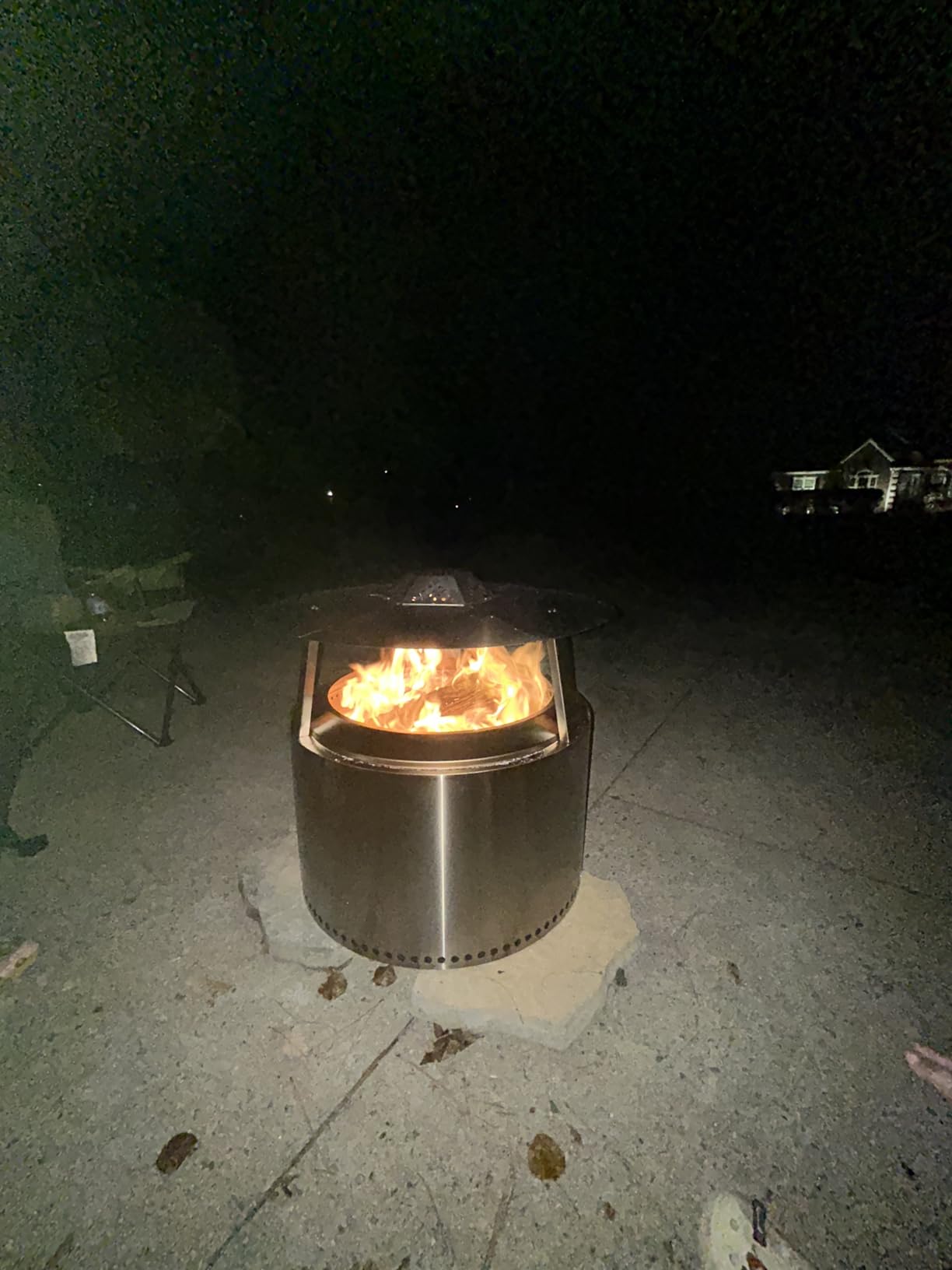 Solo Stove Yukon 2.0, 27 Inch Smokeless Fire Pit with Removable Ash Pan - Wood Burning Portable Stainless Steel Outdoor Fireplace, Stainless Steel, Ideal for 6 or More People, 38 lbs customer photo 2