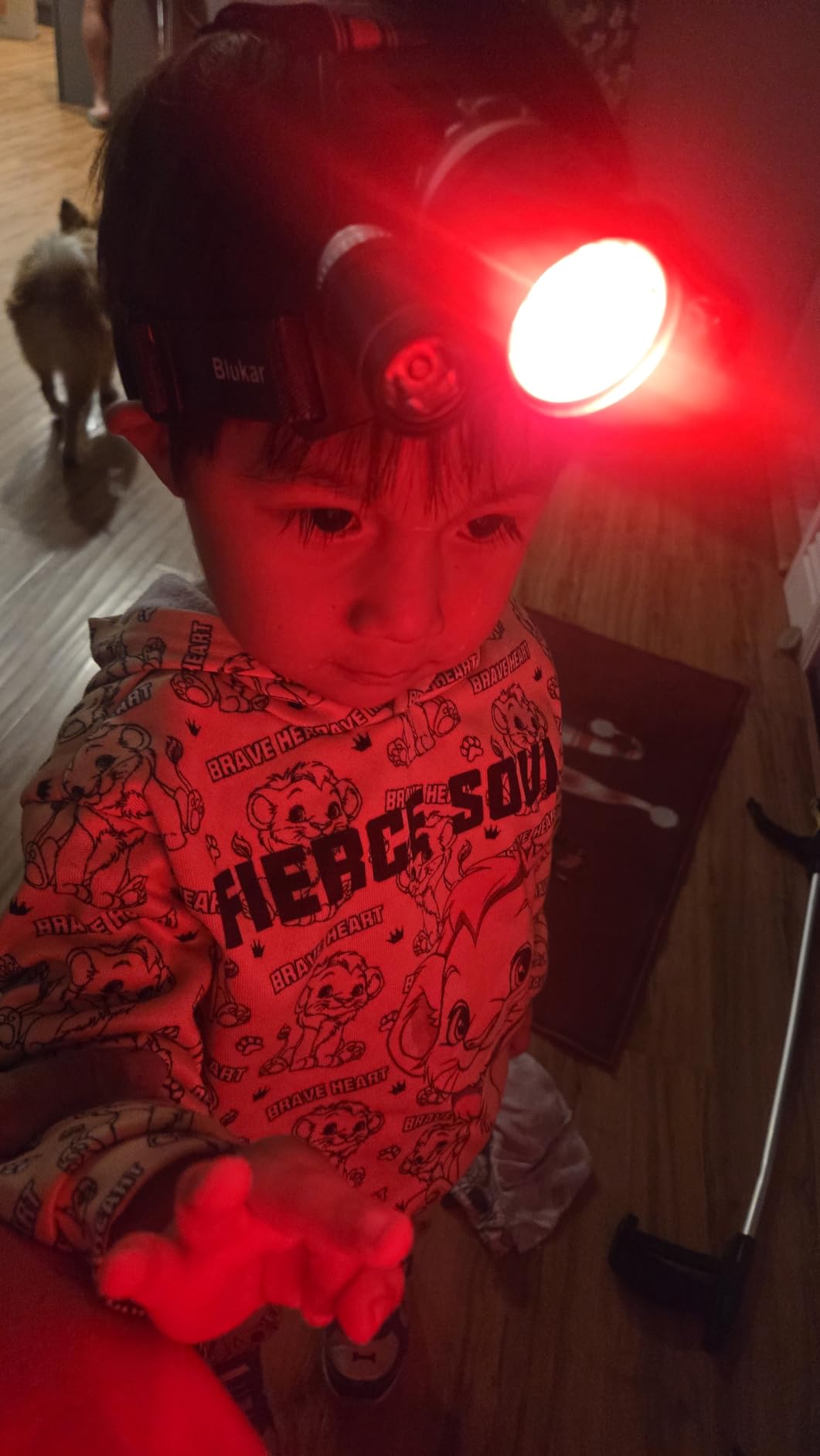 Blukar LED Headlamp, Super Bright Rechargeable Headlight Flashlight - 3 Lights 5 Modes,Zoomable,Spotlight&Floodlight Combination, IPX6 Waterproof, 20+Hrs Runtime for Running,Hiking,Camping etc. customer photo 1