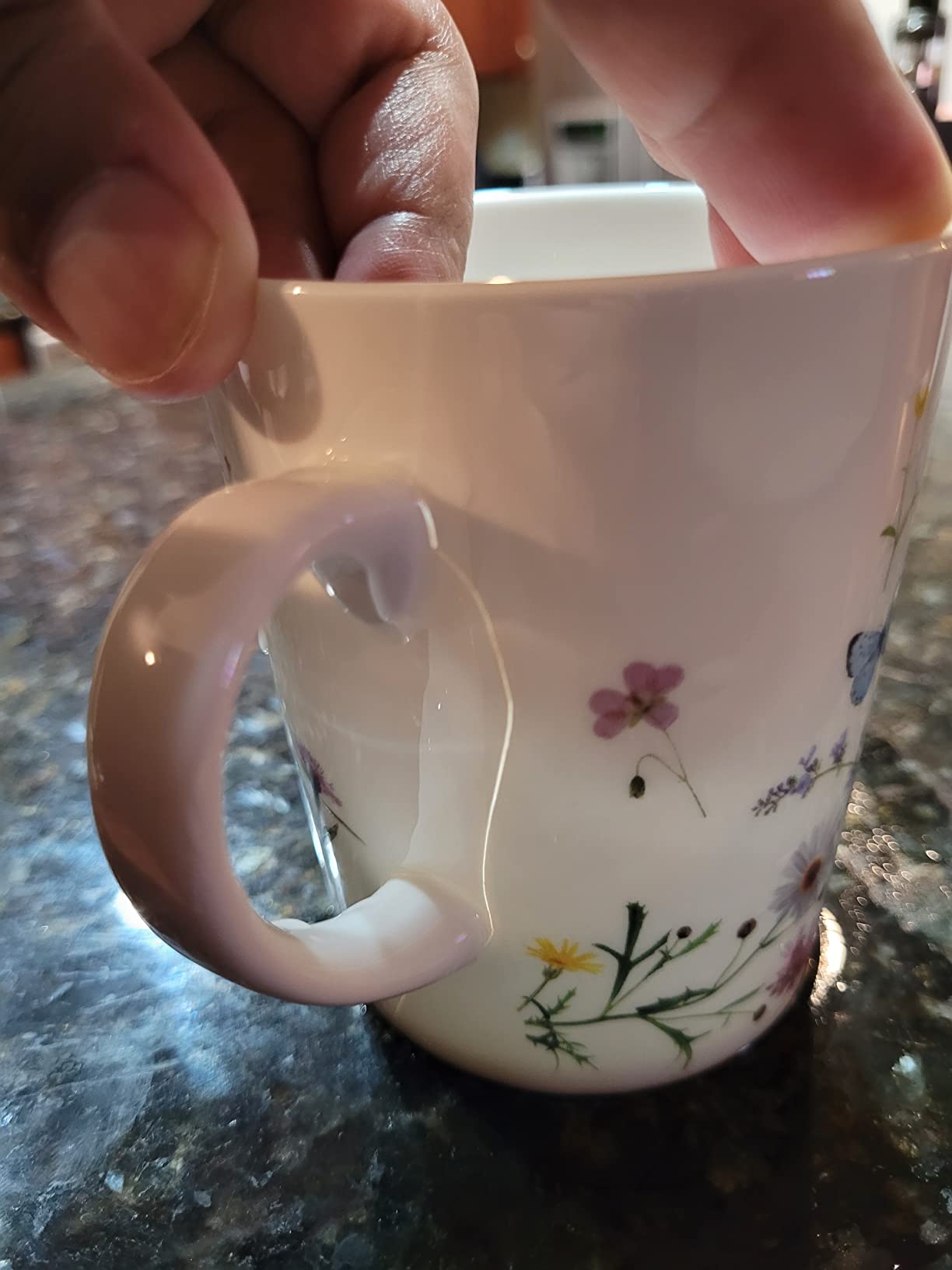 Gracie Bone China Wild Meadow Set of 4 Mugs, 12-Ounce Customer Review Gracie Bone China Wild Meadow Set of 4 Mugs, 12-Ounce - Customer Photo 1